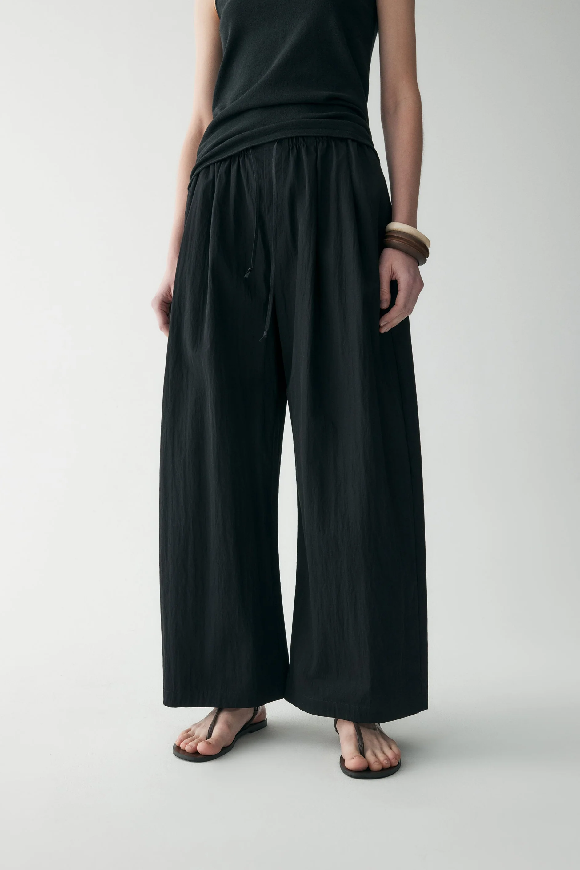 Elasticated Straight-leg Pants - Image 16