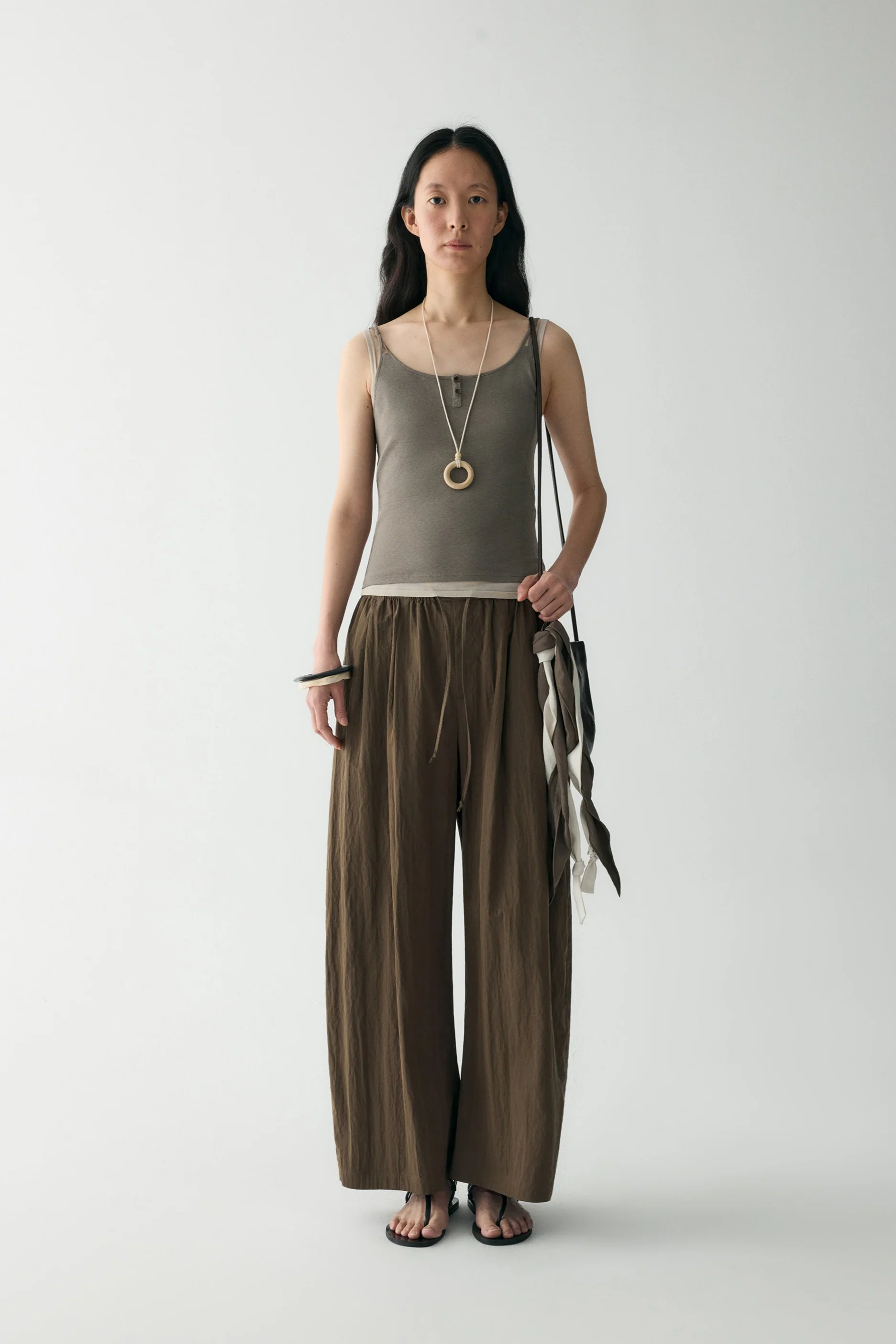 Elasticated Straight-leg Pants - Image 17