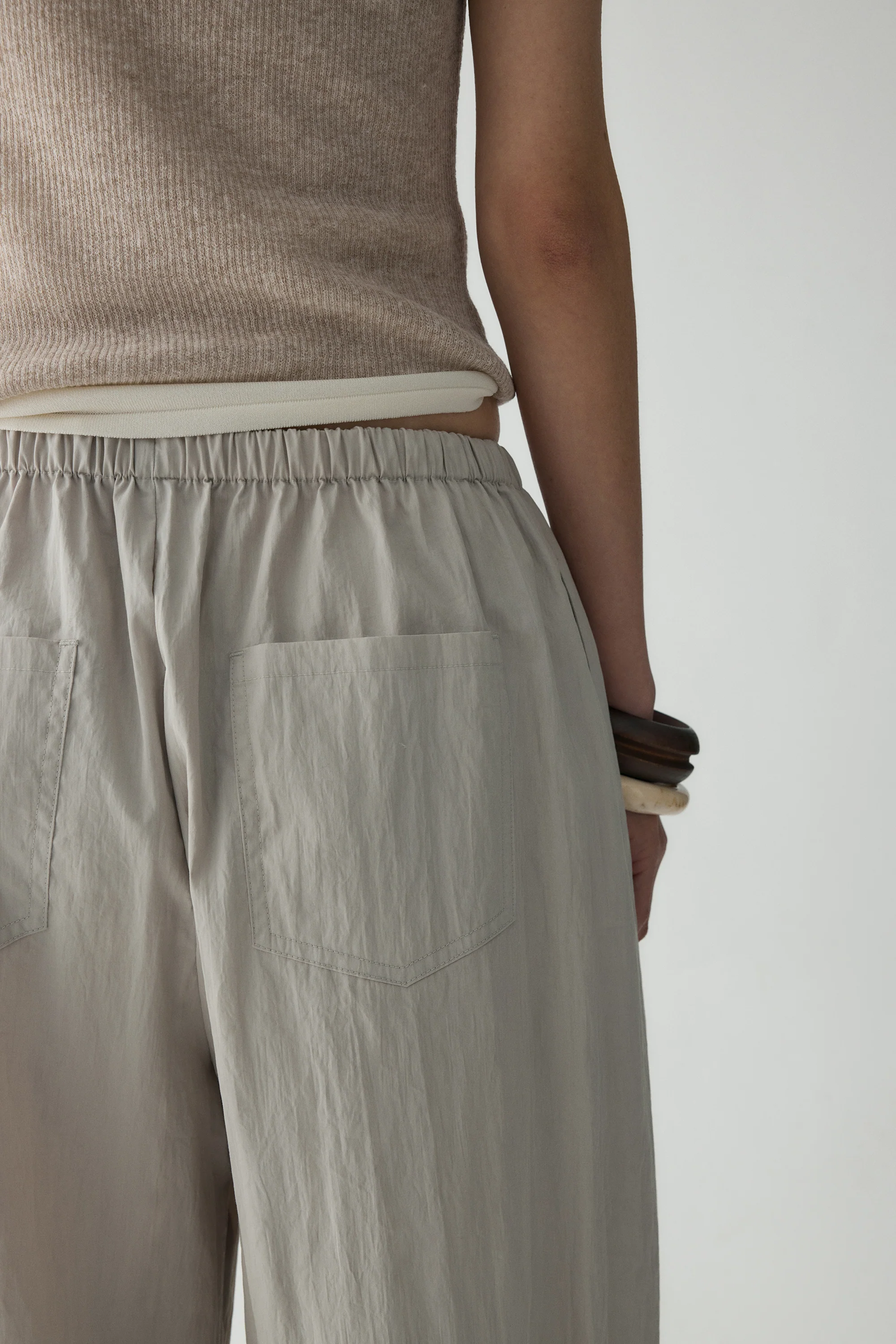 Elasticated Straight-leg Pants - Image 9