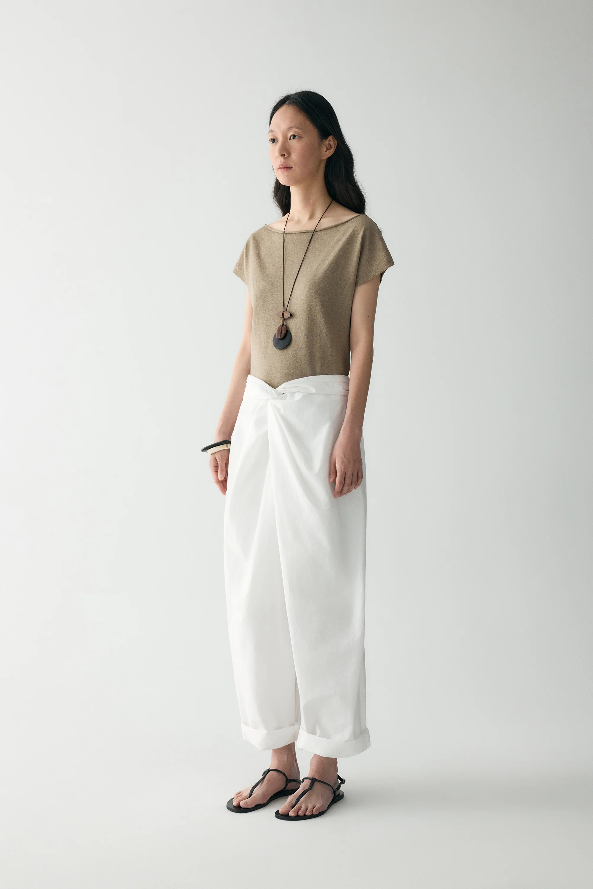 Twist-knot Cotton Pants - Image 3