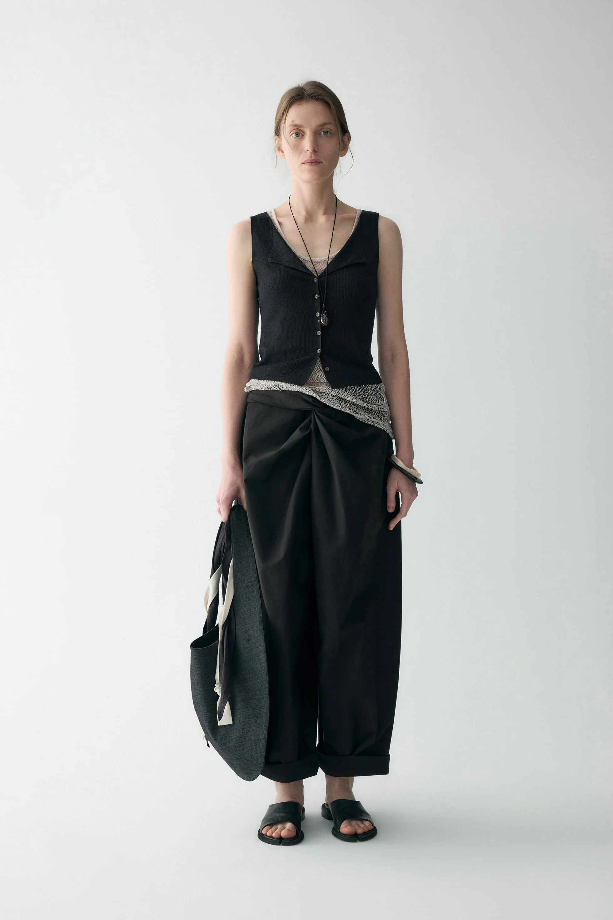 Twist-knot Cotton Pants - Image 7