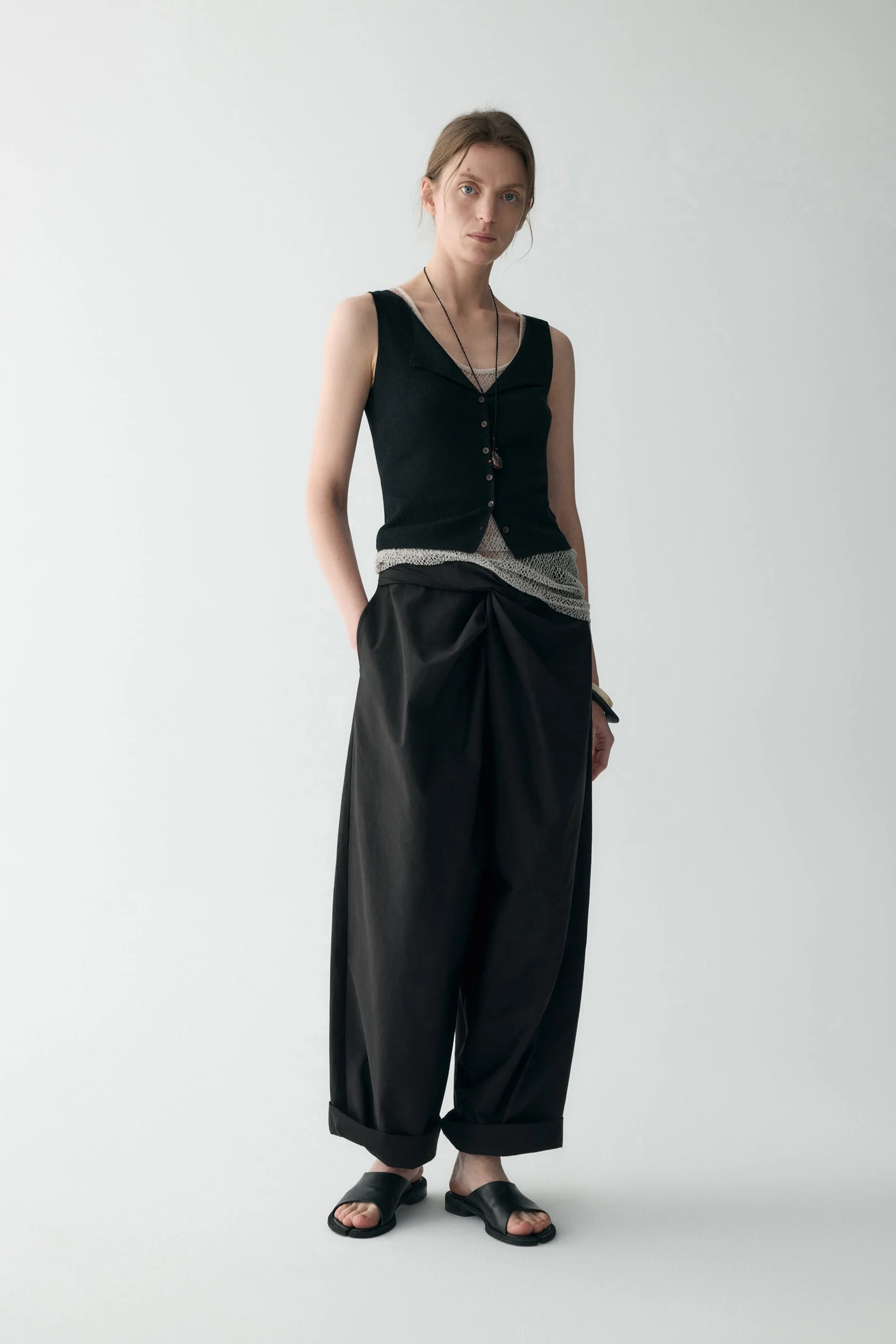 Twist-knot Cotton Pants - Image 8