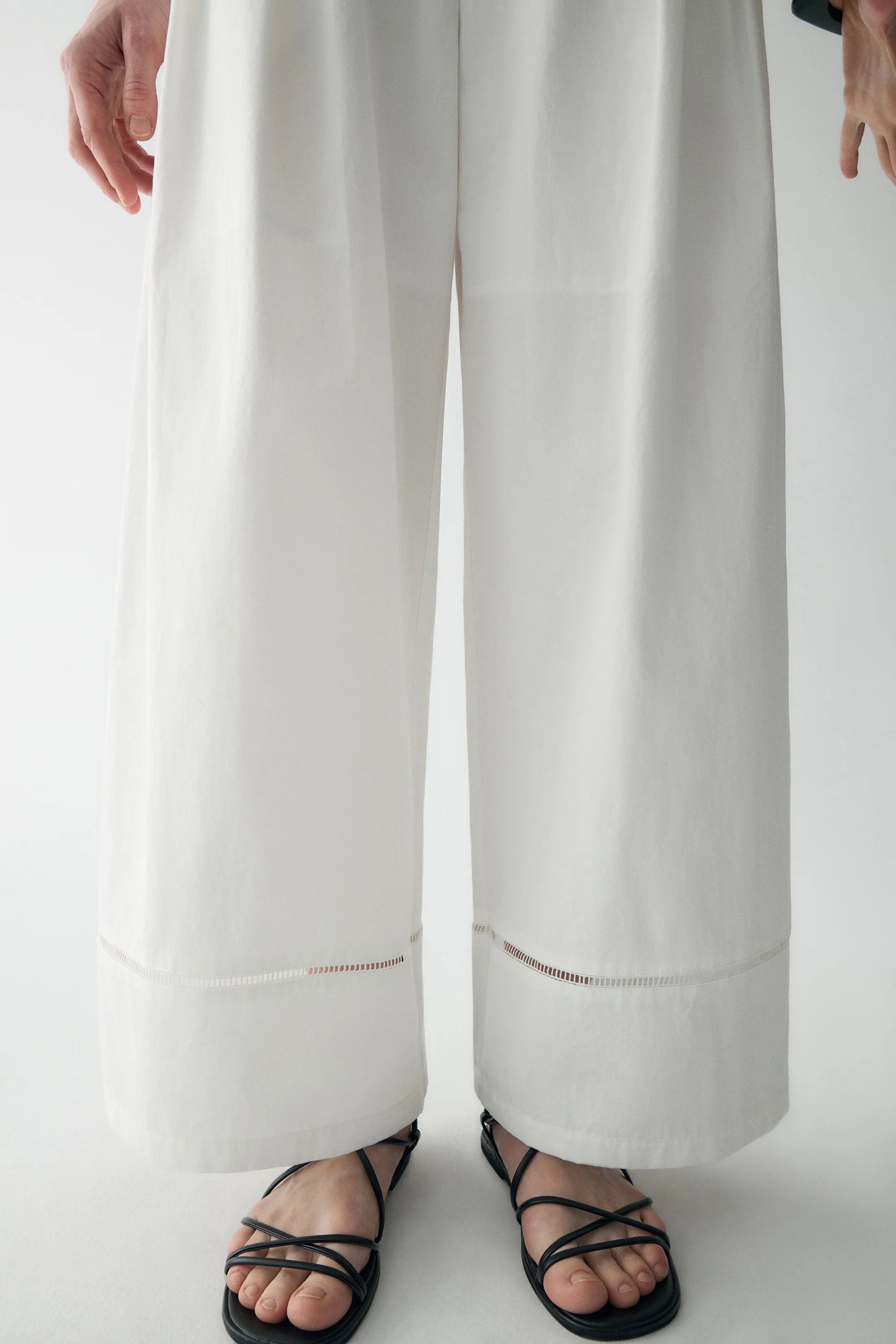 Pleated Cotton Pants - Image 11