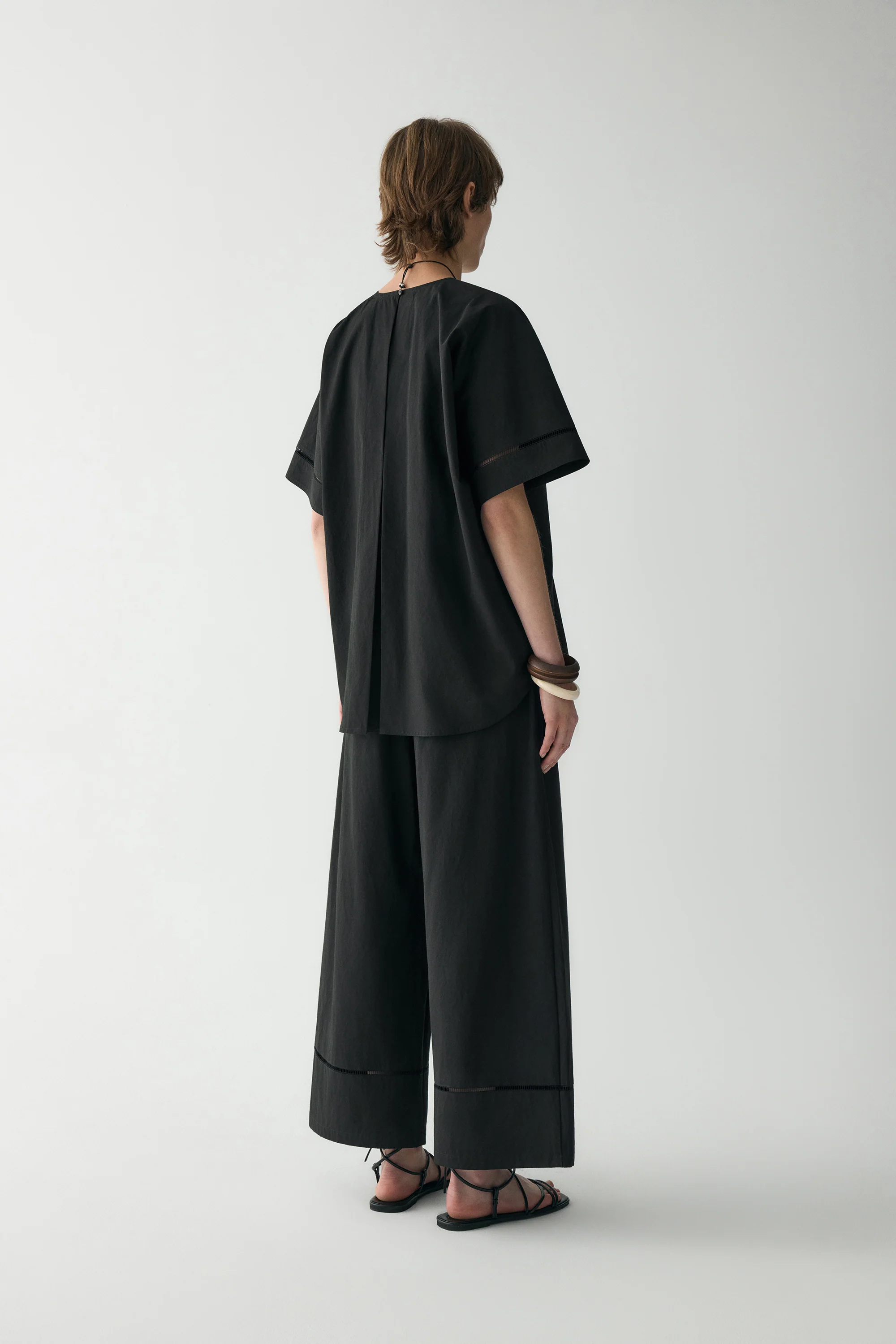Pleated Cotton Pants - Image 17