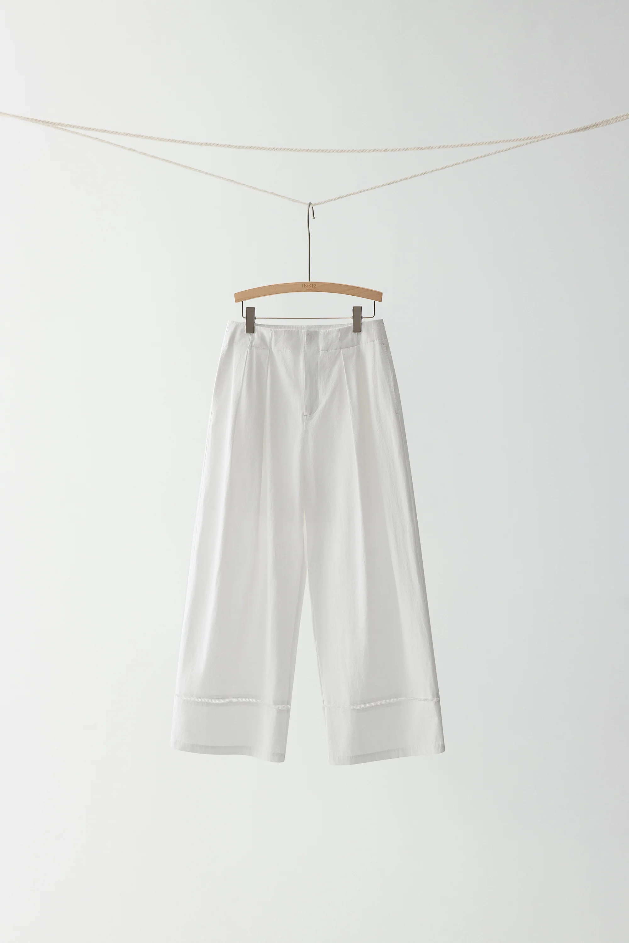Pleated Cotton Pants - Image 2