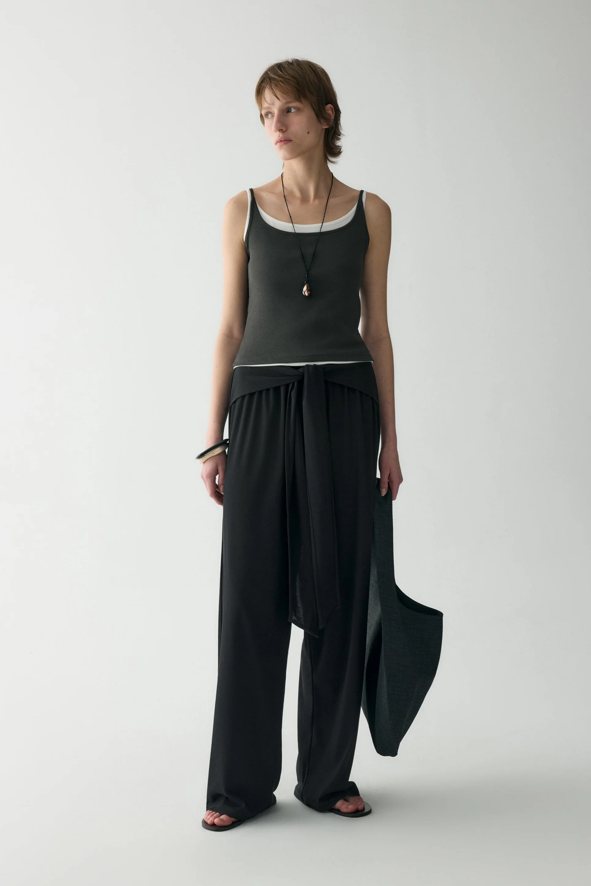 Tie-front Wrap Pants - Image 12