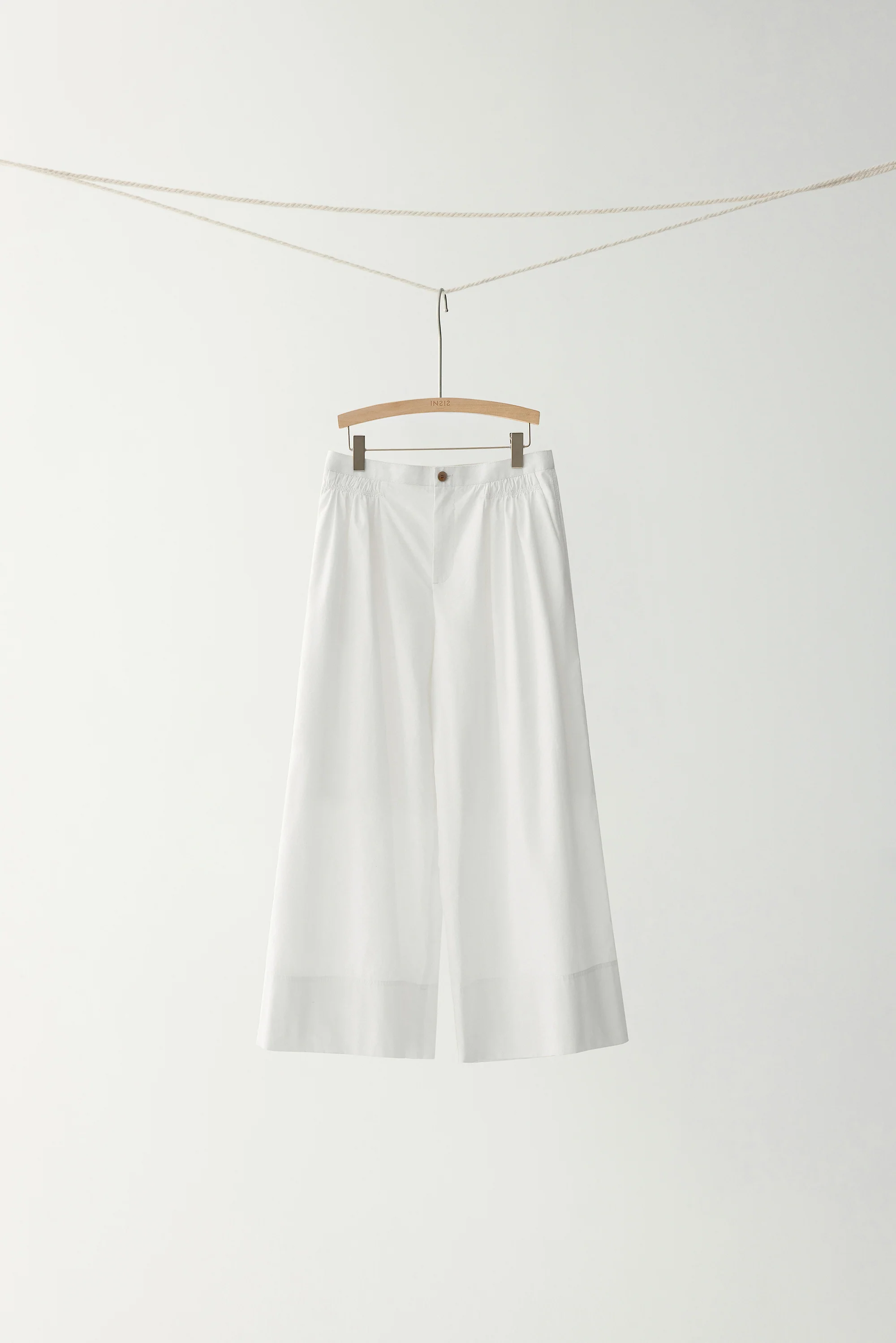 Cotton Pleated Pants - Image 2