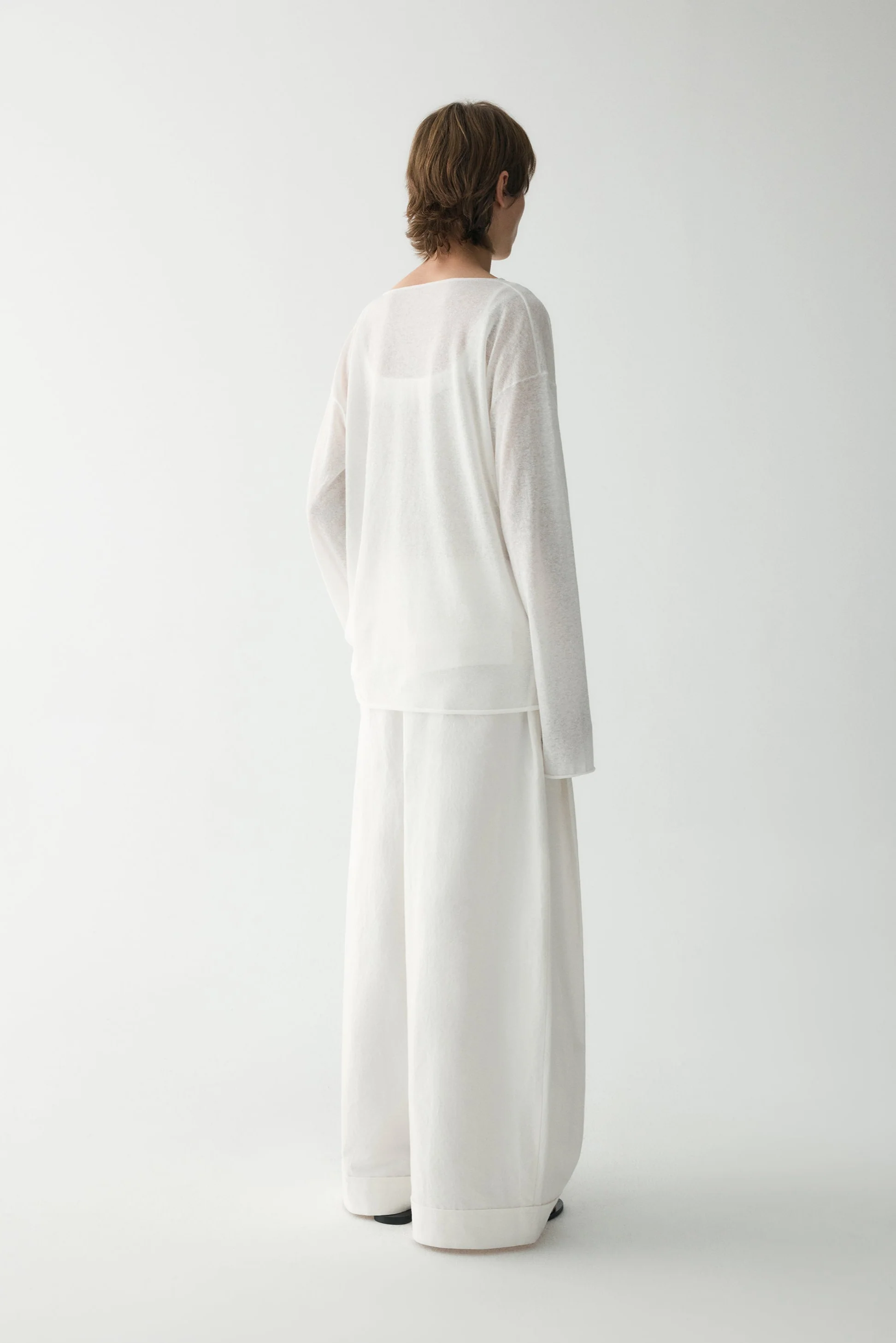Cotton-linen Wide-leg Pants - Image 5