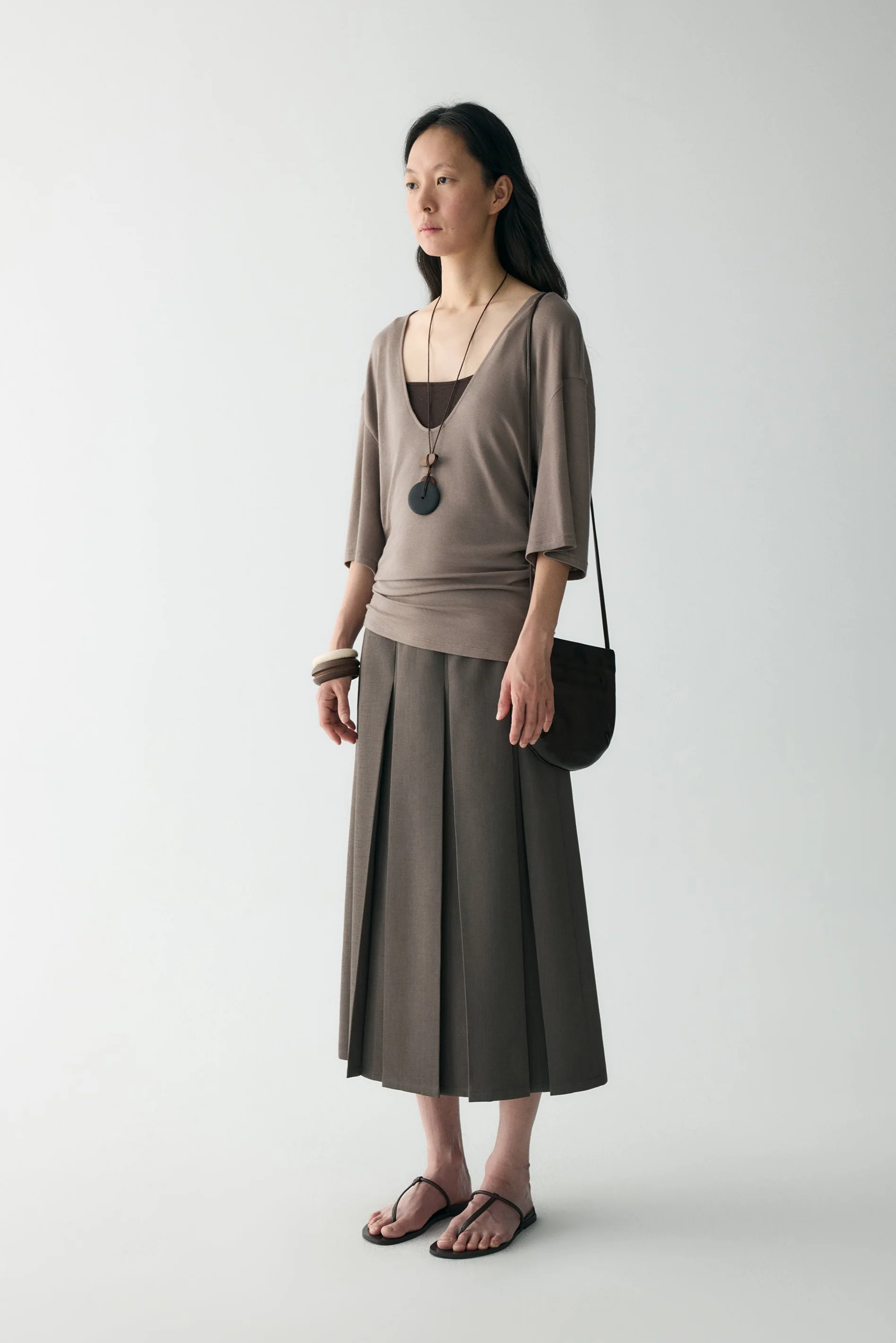 Retro Pleated Skirt - Image 11