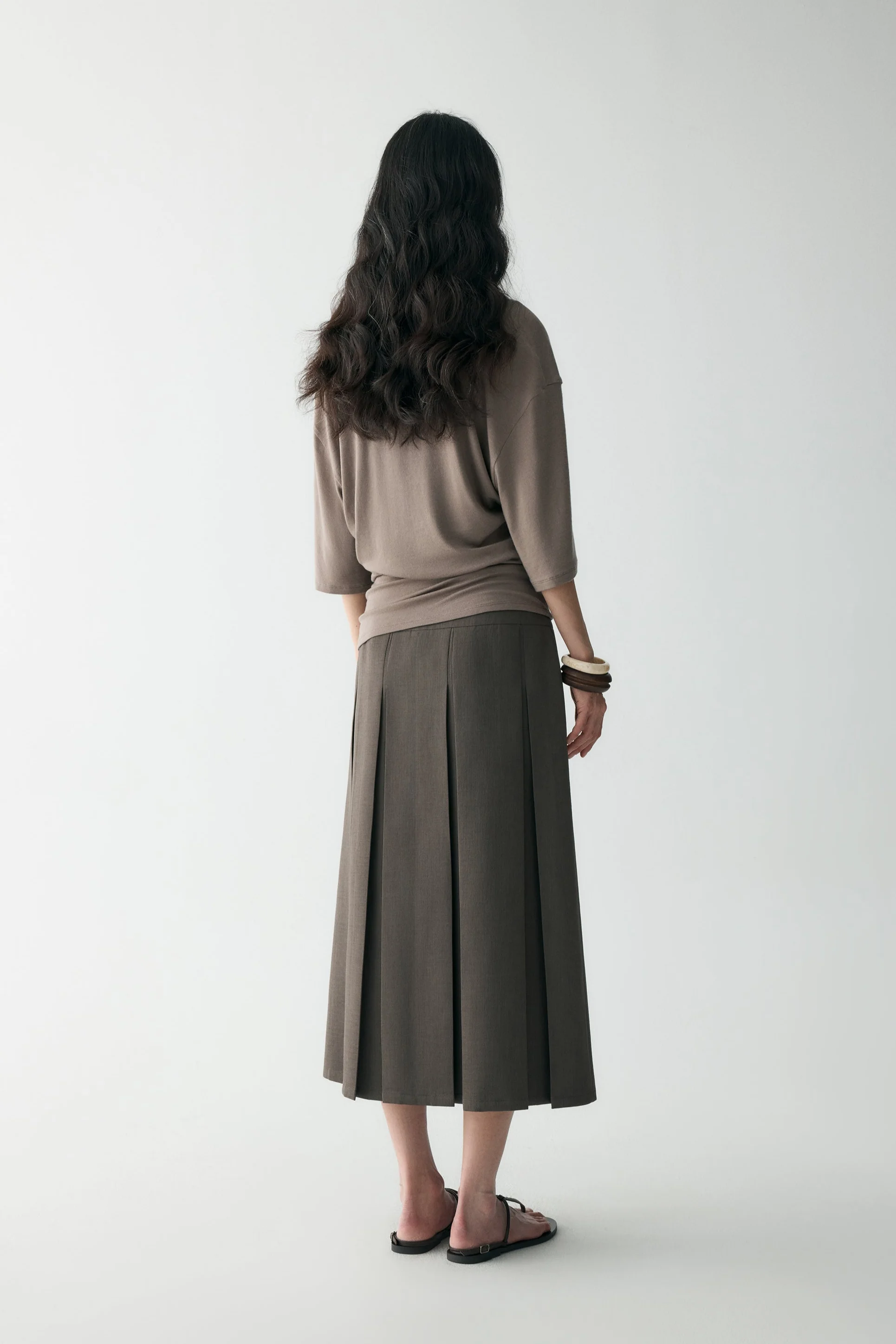 Retro Pleated Skirt - Image 12