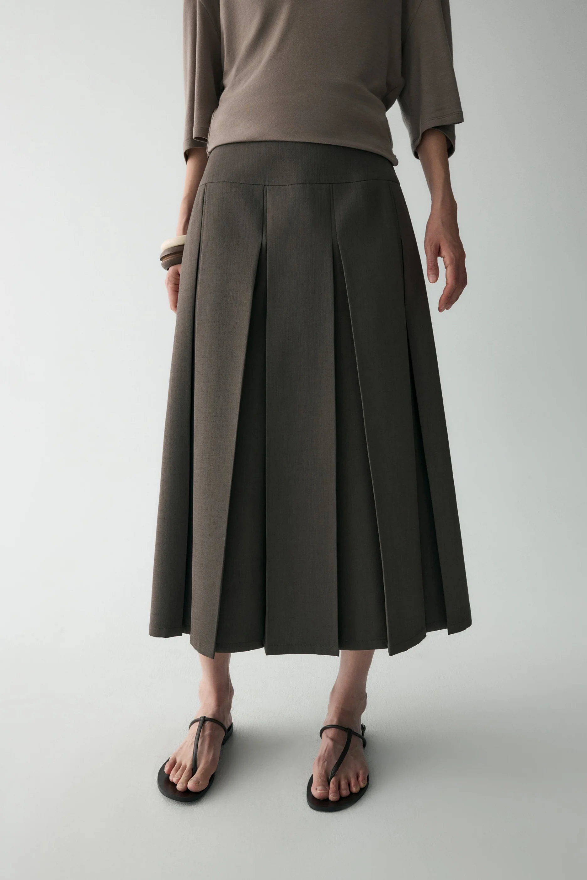 Retro Pleated Skirt - Image 14