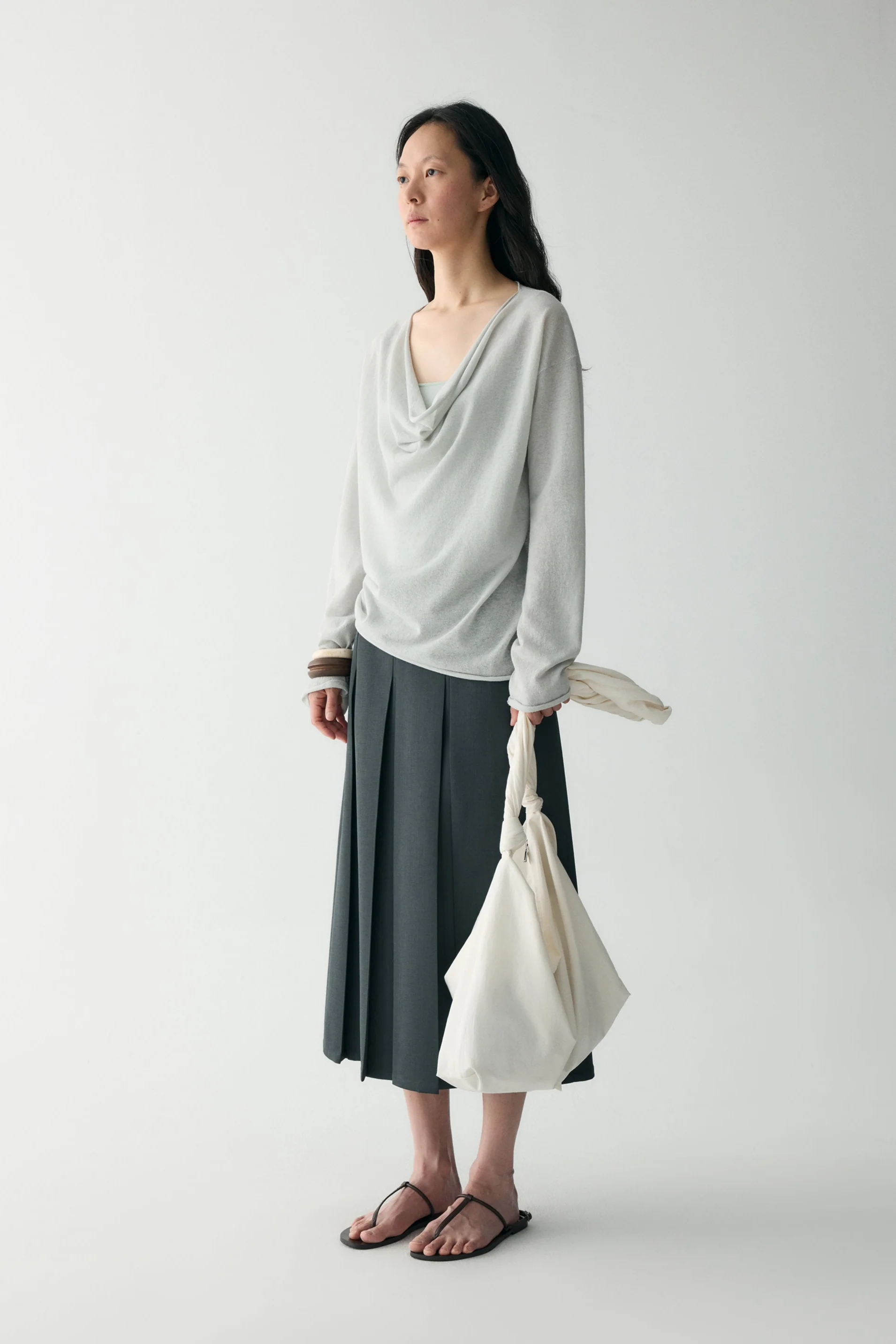Retro Pleated Skirt - Image 3