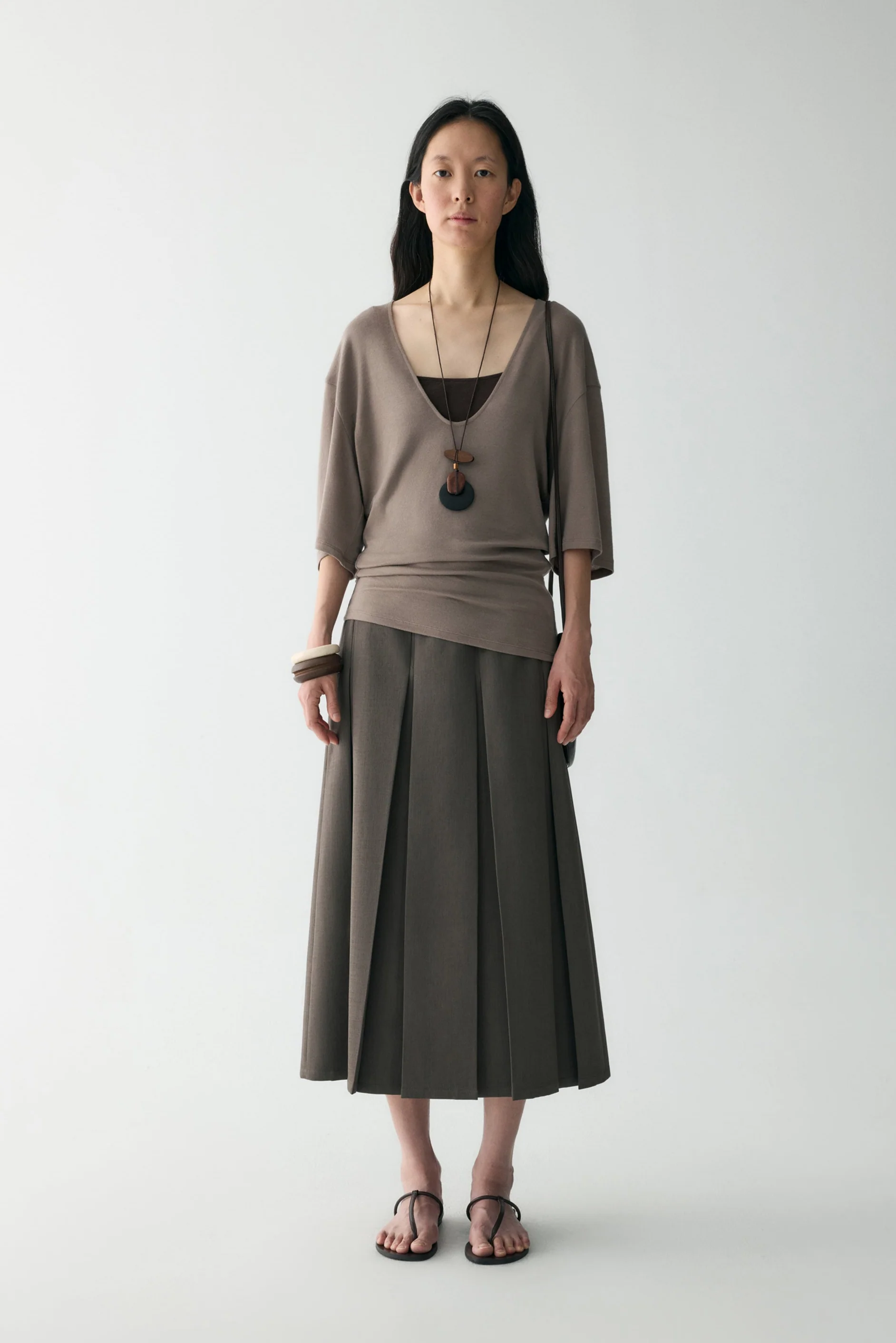 Retro Pleated Skirt - Image 9
