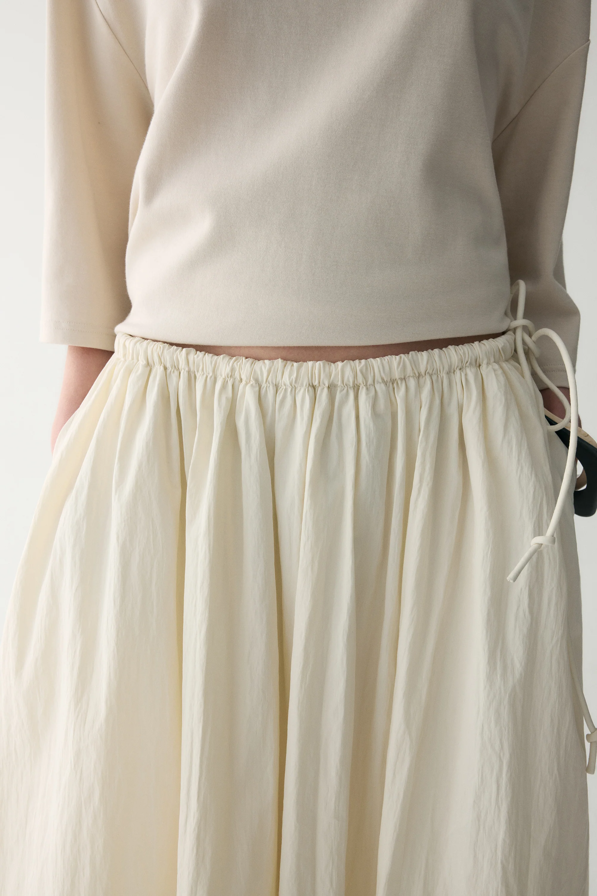Elasticated Midi Skirt - Image 7