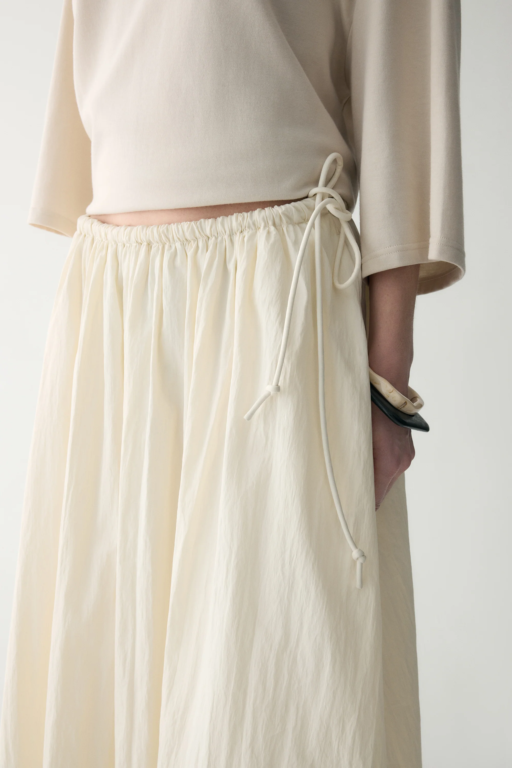 Elasticated Midi Skirt - Image 8