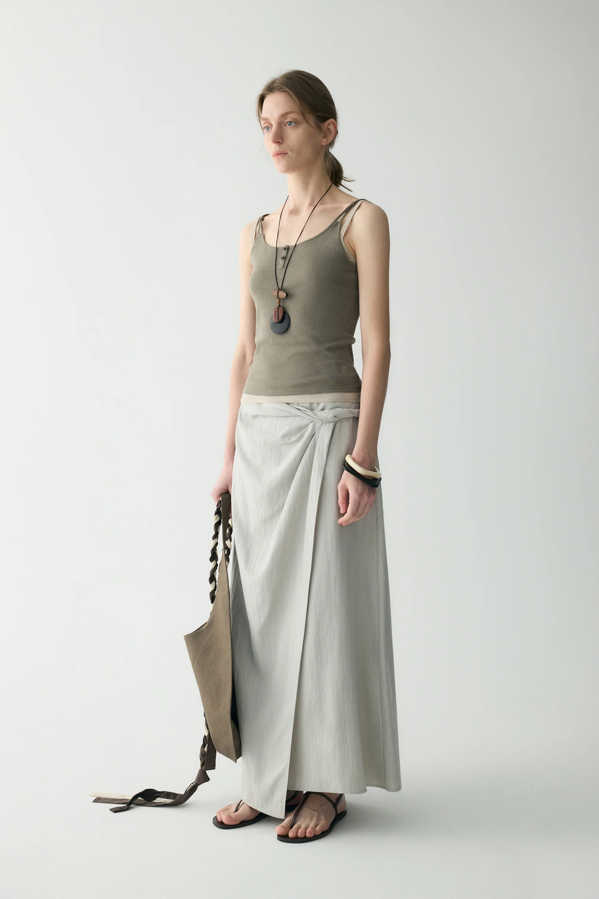 Twist-detail Maxi Skirt - Image 3