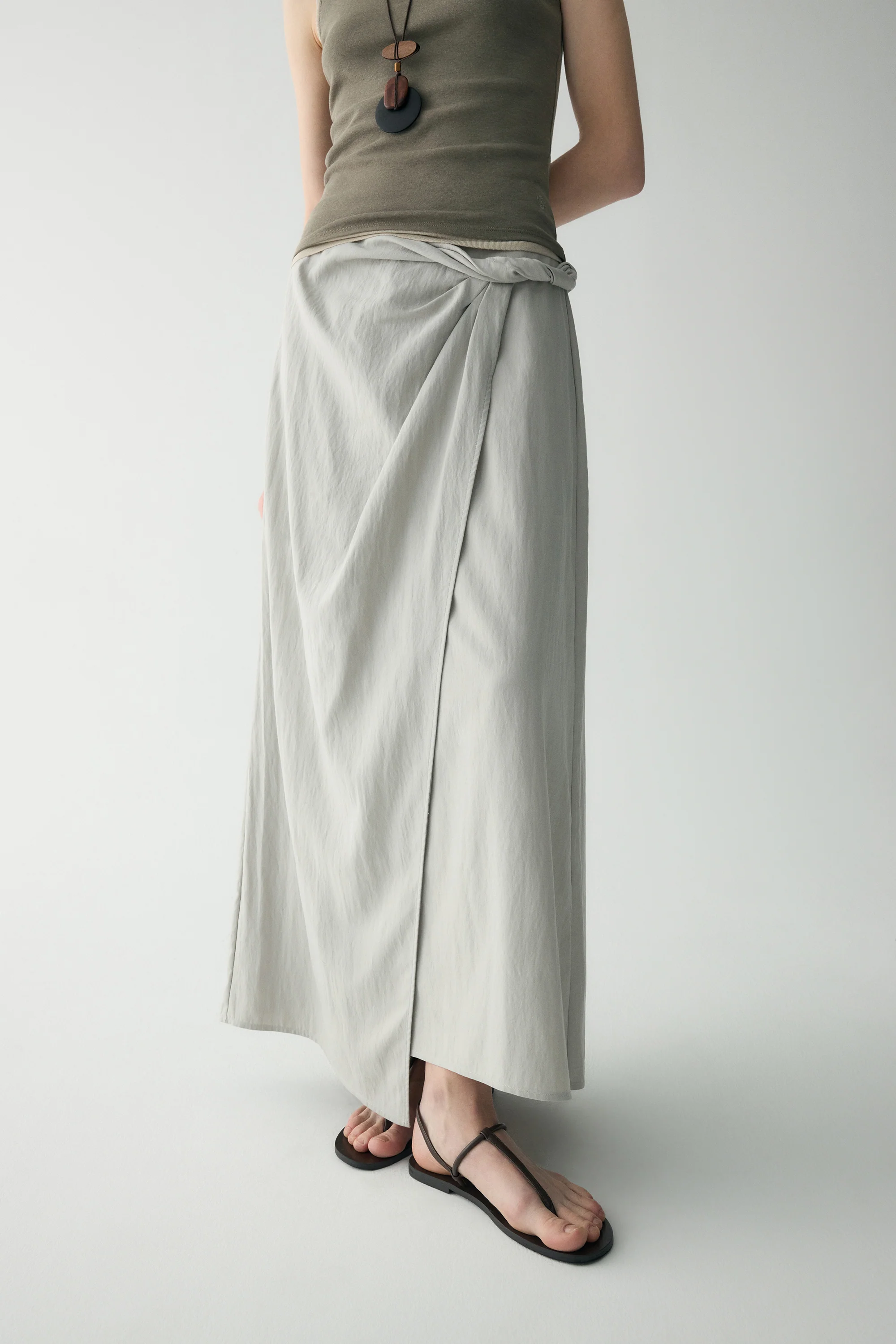 Twist-detail Maxi Skirt - Image 4