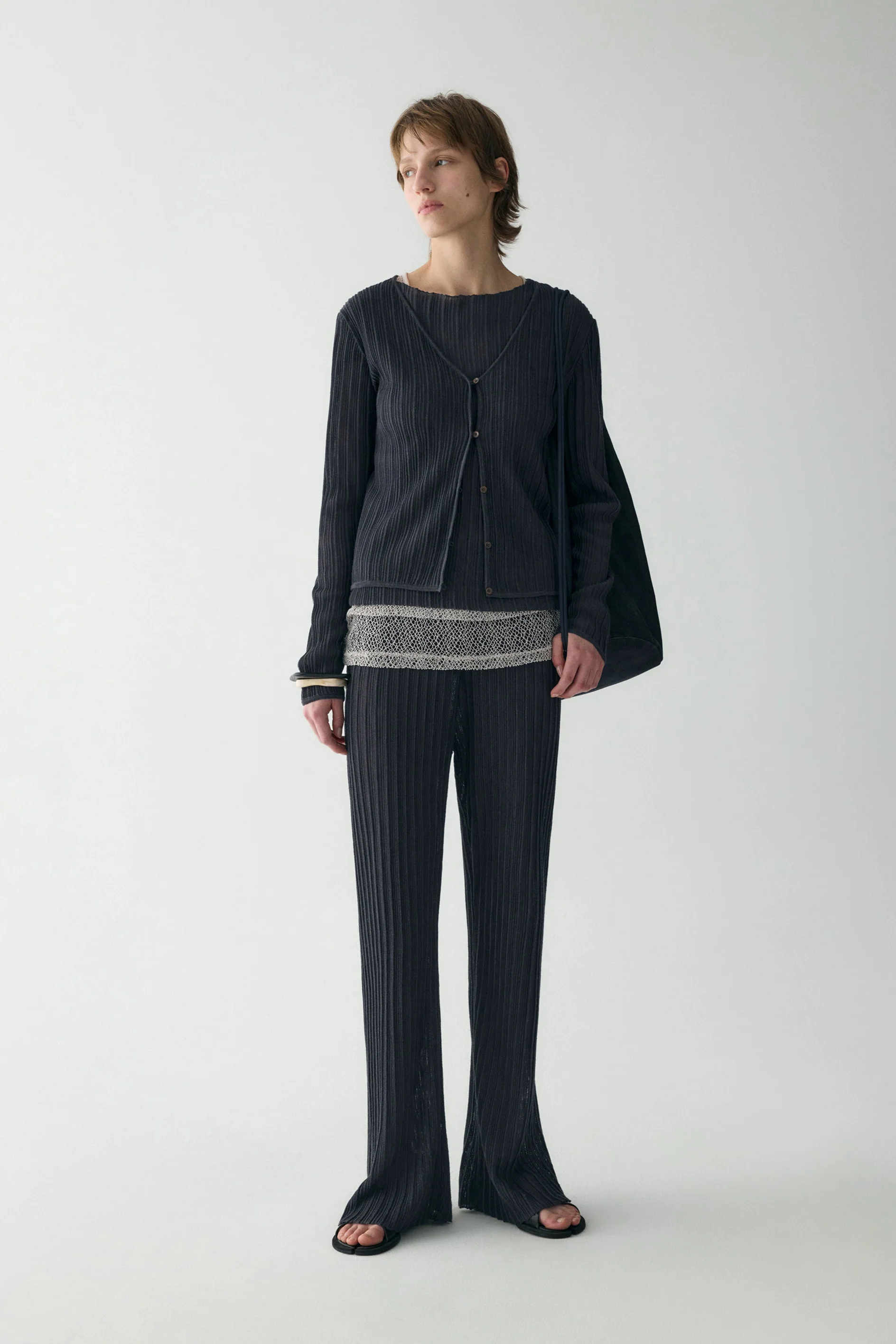 Textured Knitted Pants - Image 14