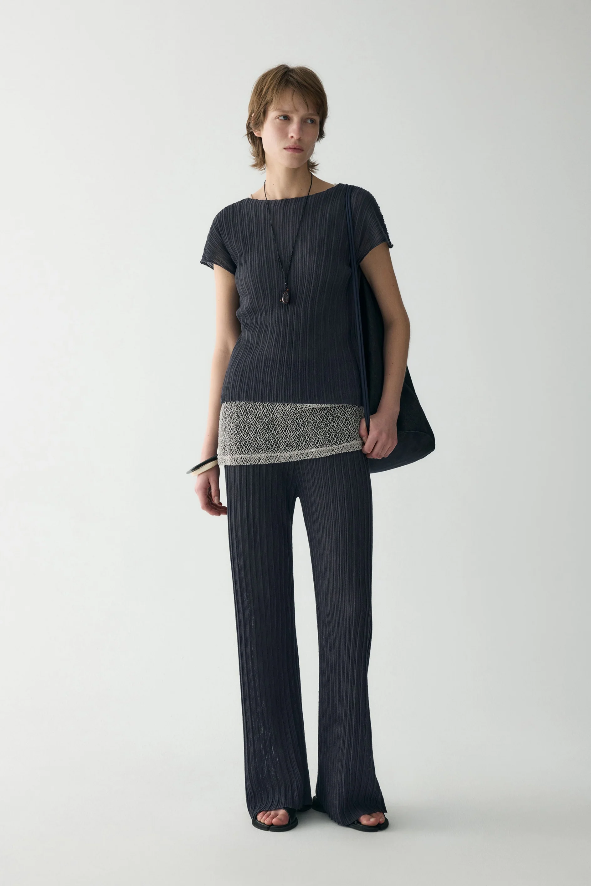 Textured Knitted Pants - Image 15