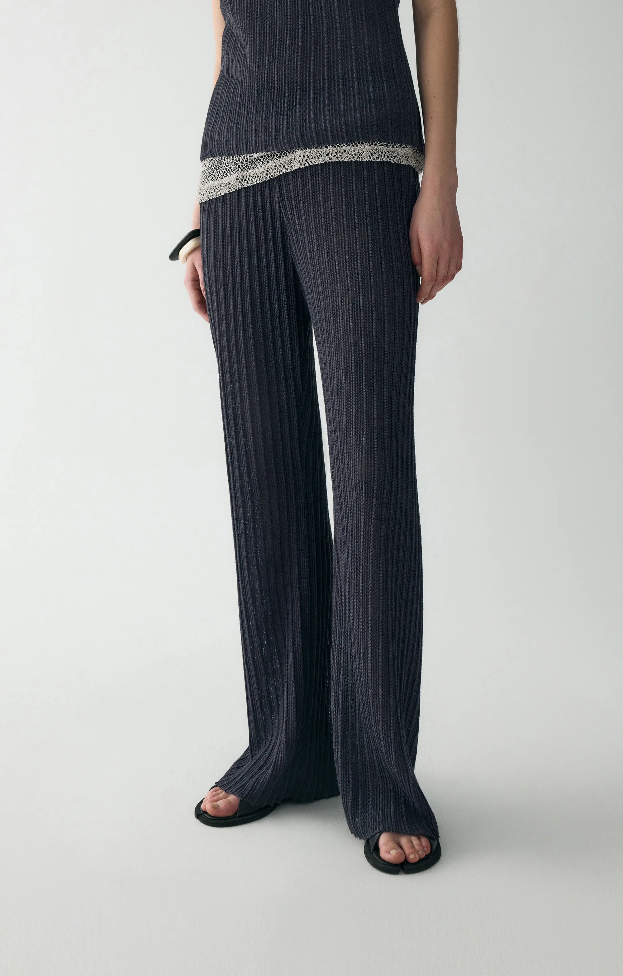 Textured Knitted Pants - Image 18