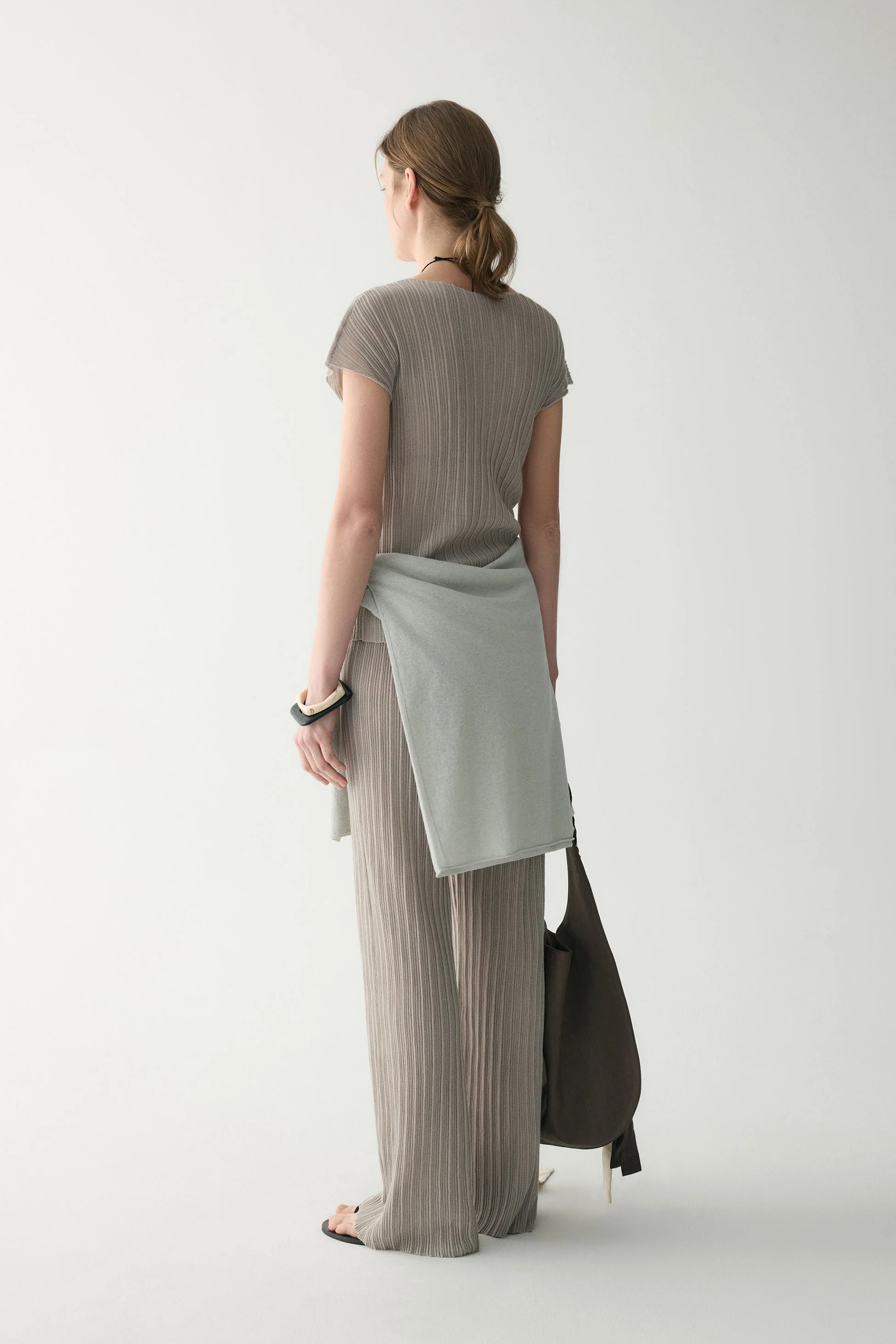 Textured Knitted Pants - Image 6