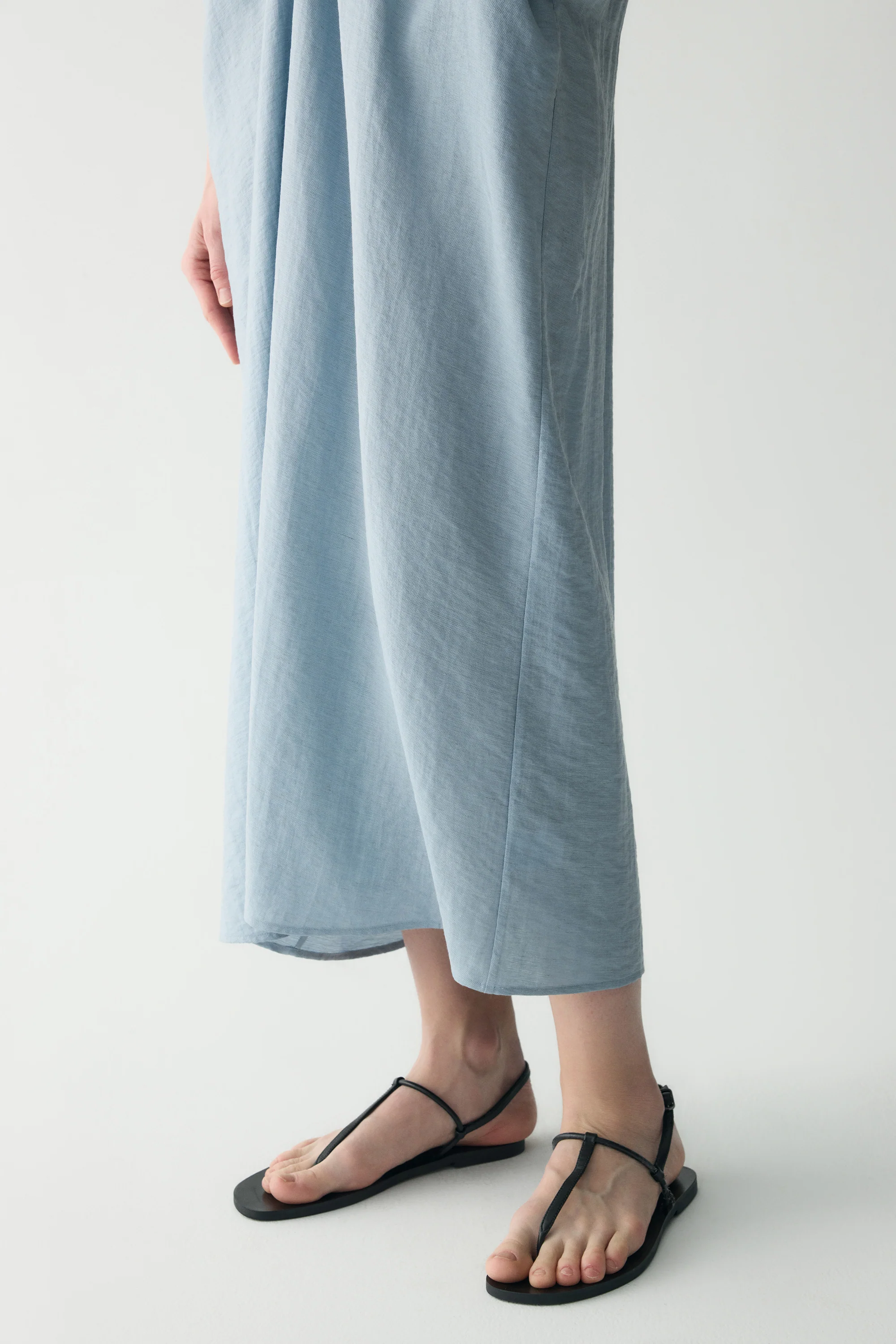 Drawstring V-neck Dress - Image 11