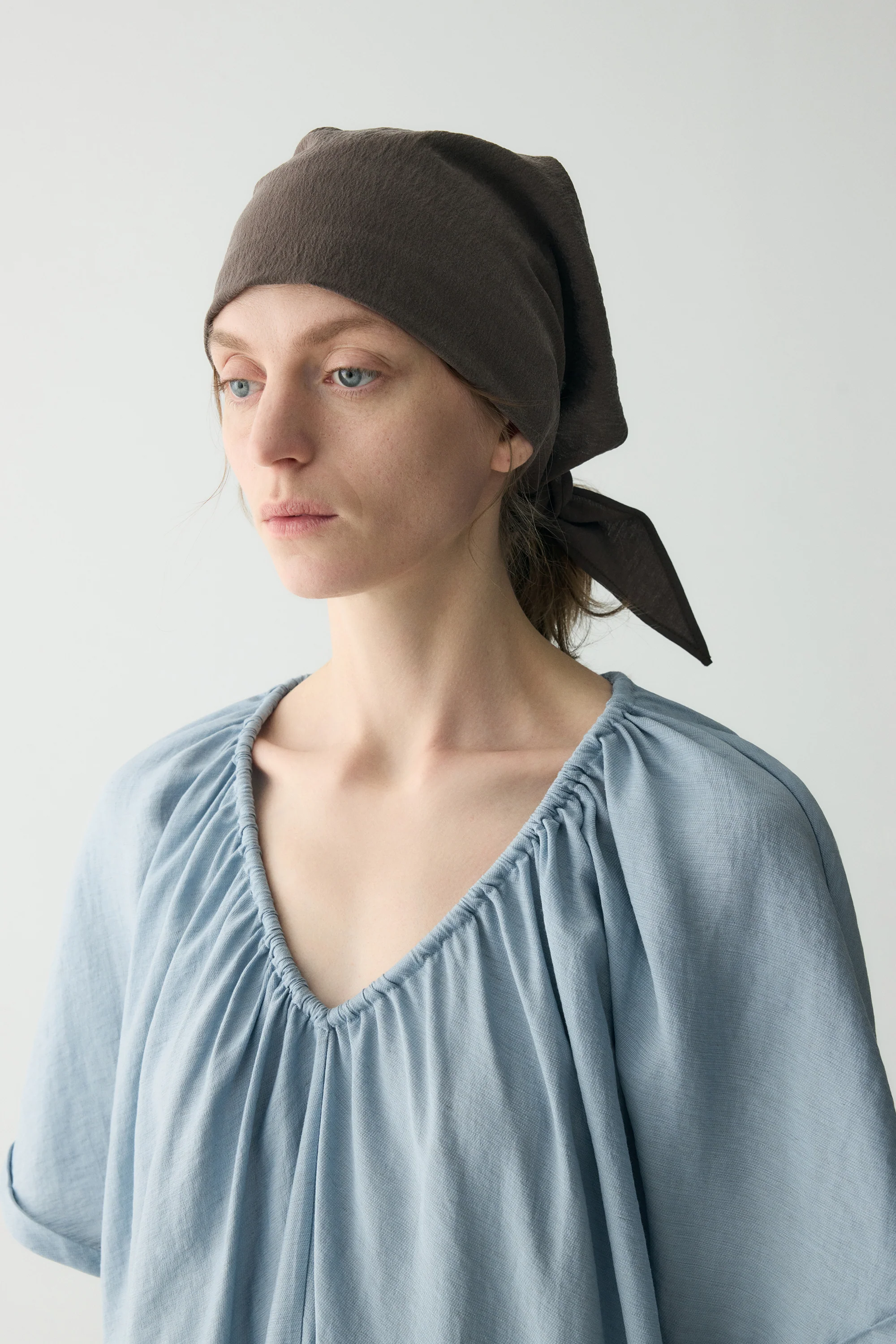Drawstring V-neck Dress - Image 8