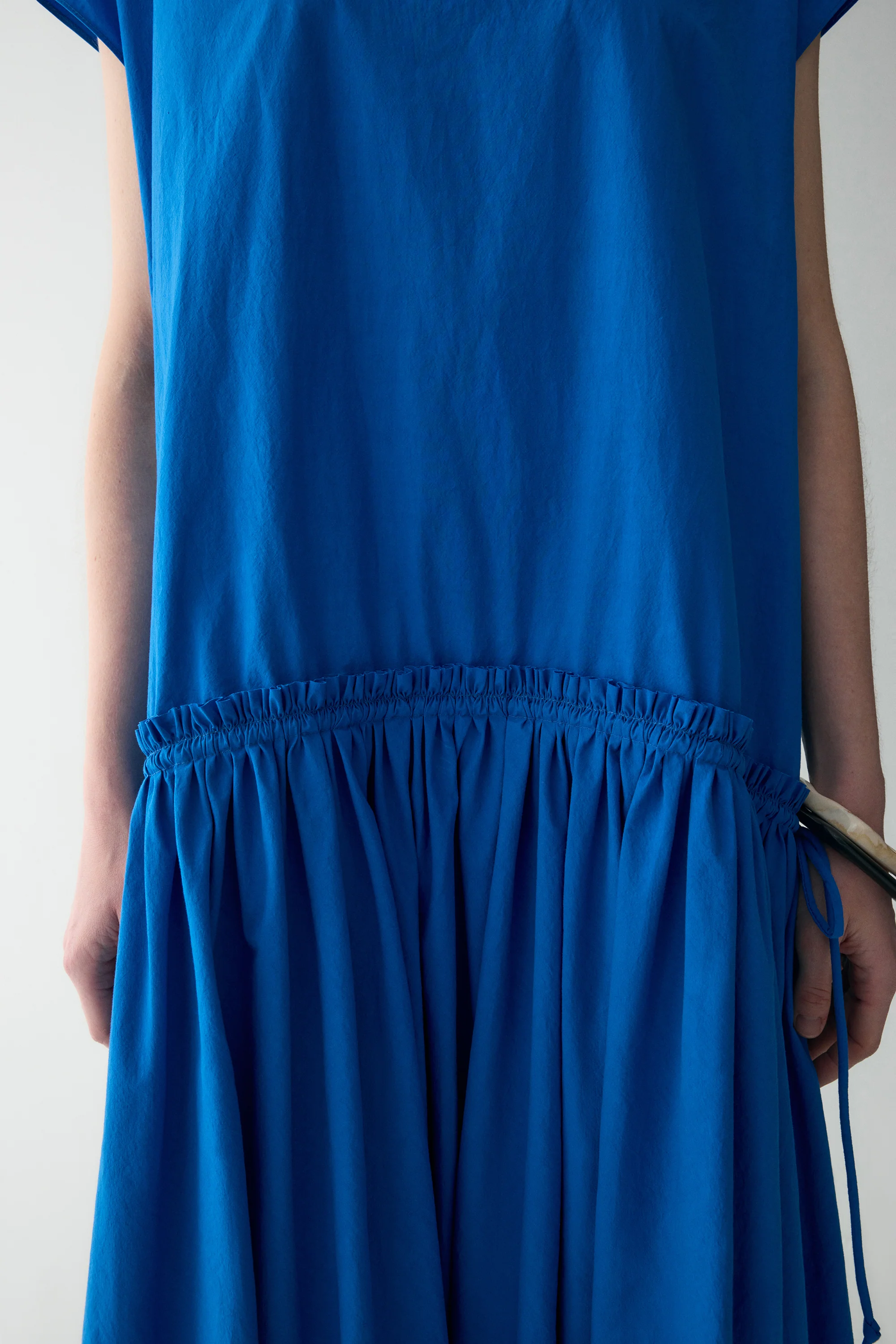 Cotton Pleated Maxi Dress - Image 11