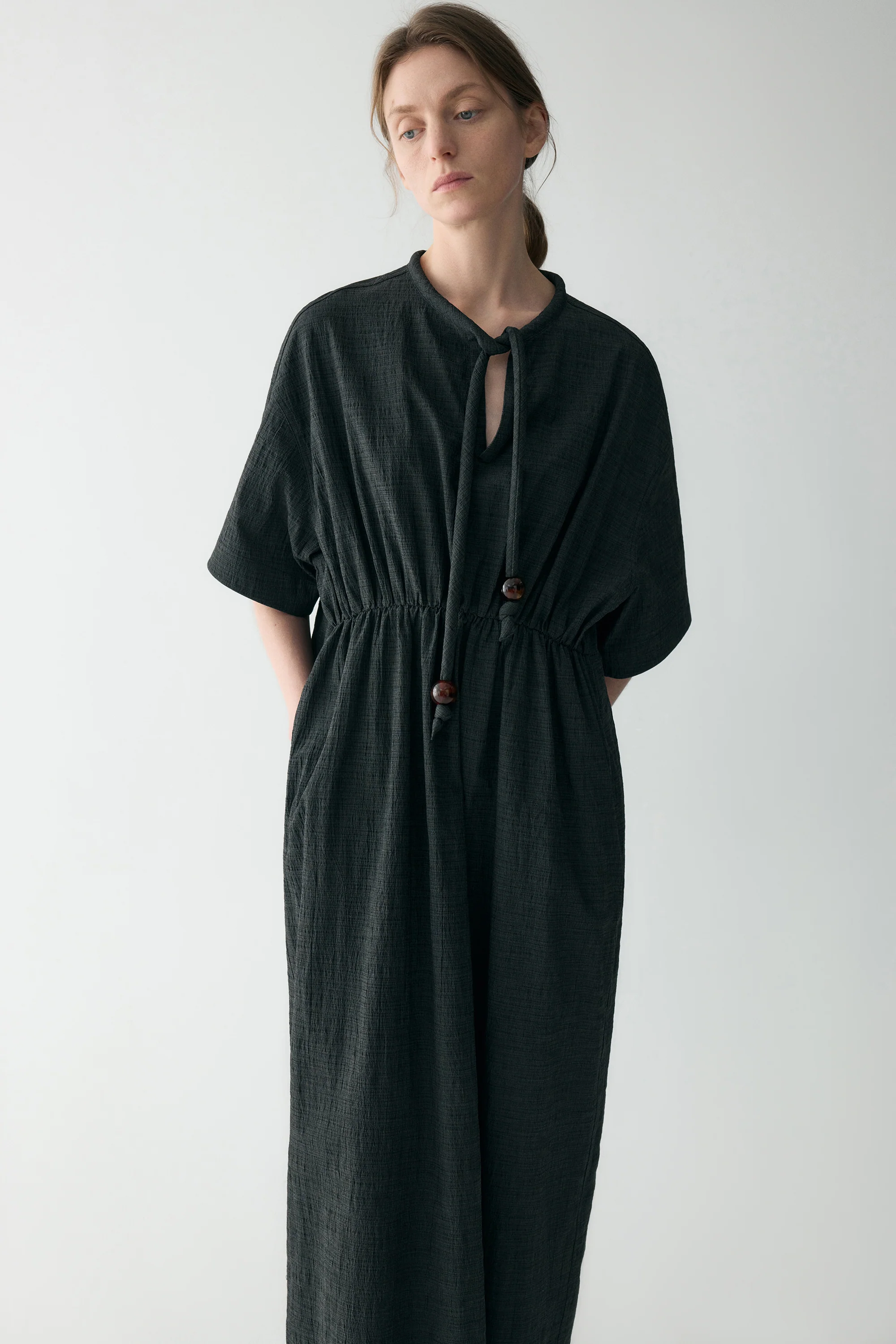 Tie-detail Maxi Dress - Image 24