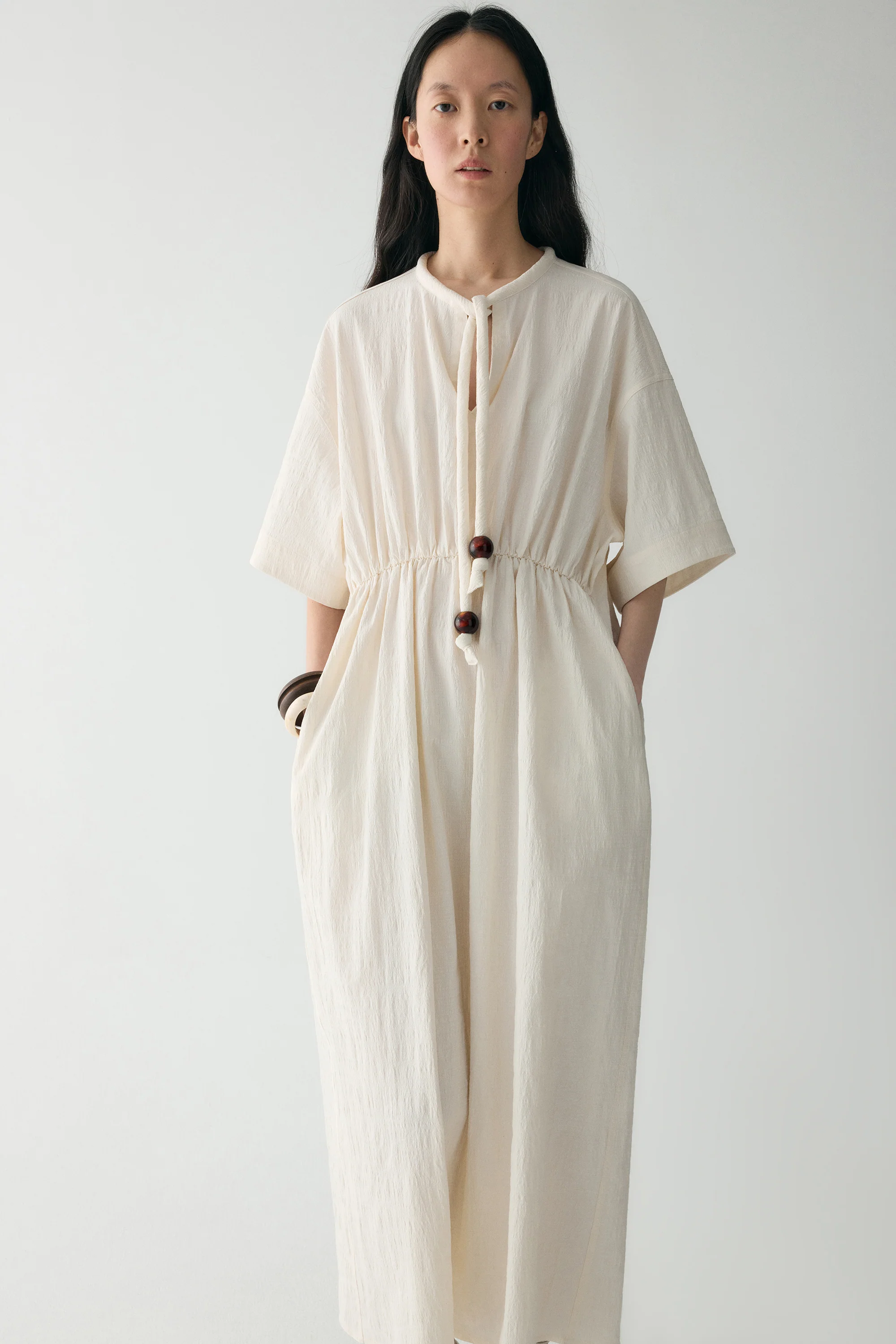 Tie-detail Maxi Dress - Image 5