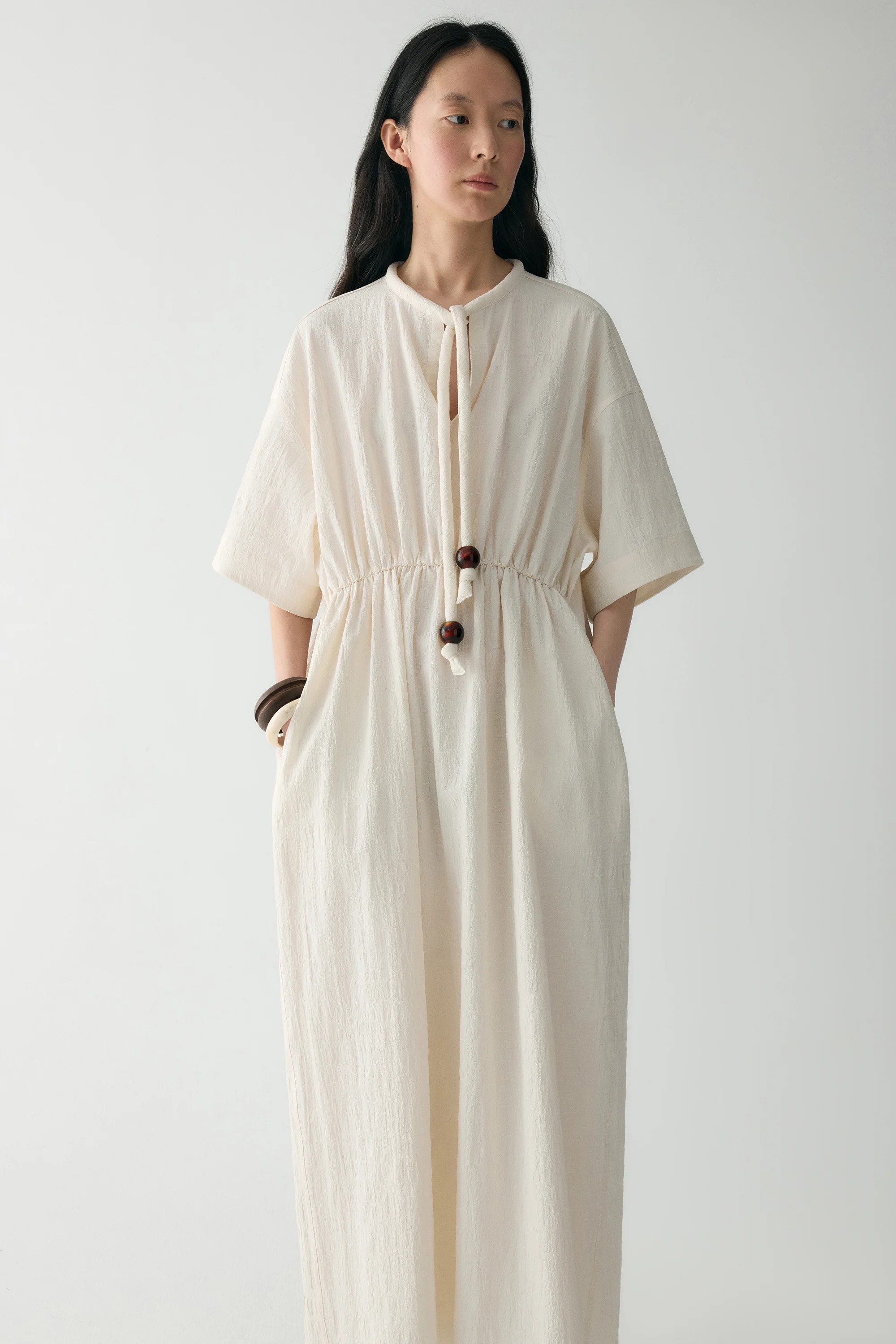 Tie-detail Maxi Dress - Image 6