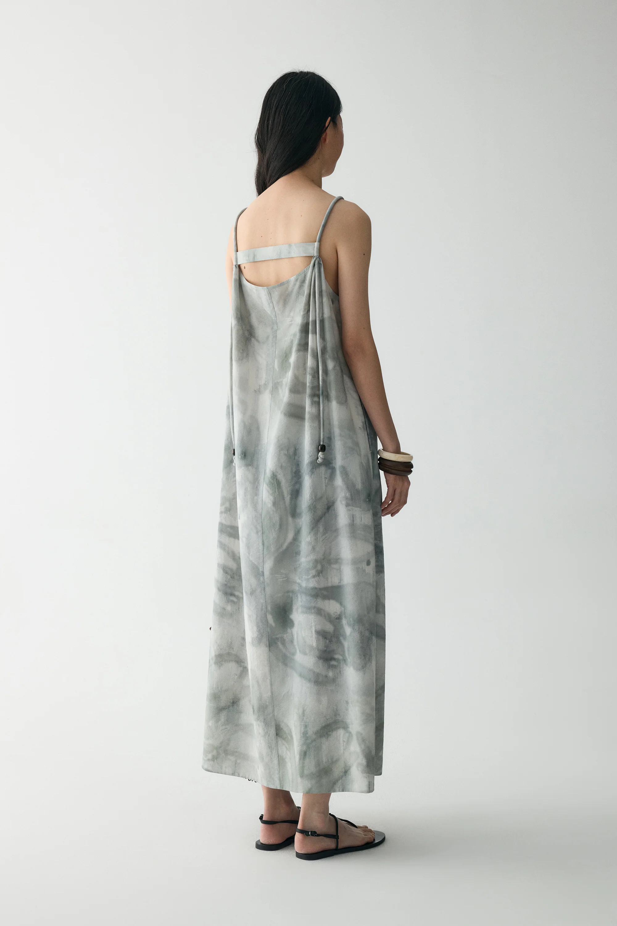 Ink-printed Silk Dress - Image 18