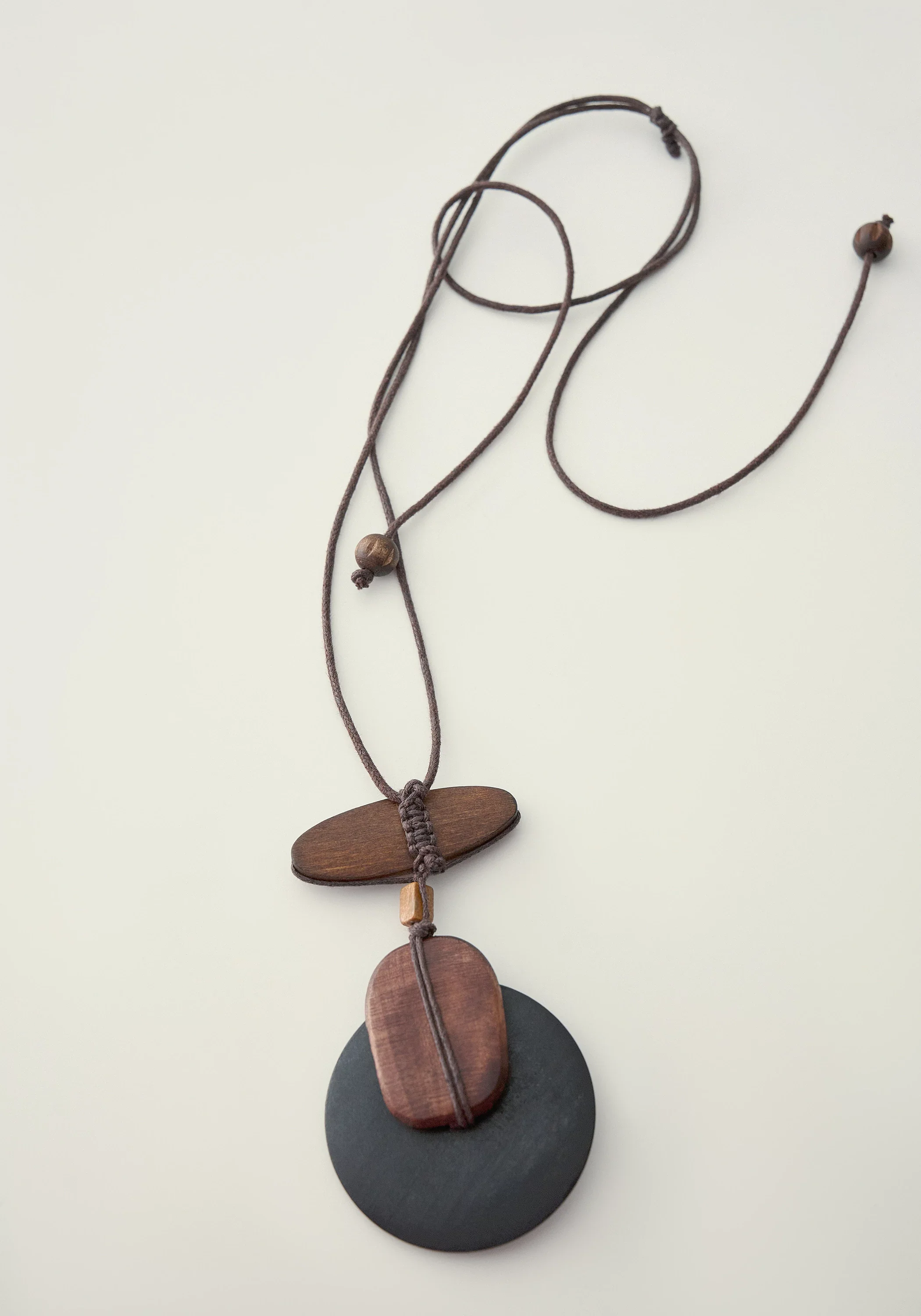Hand-made Wooden Necklace - Image 11