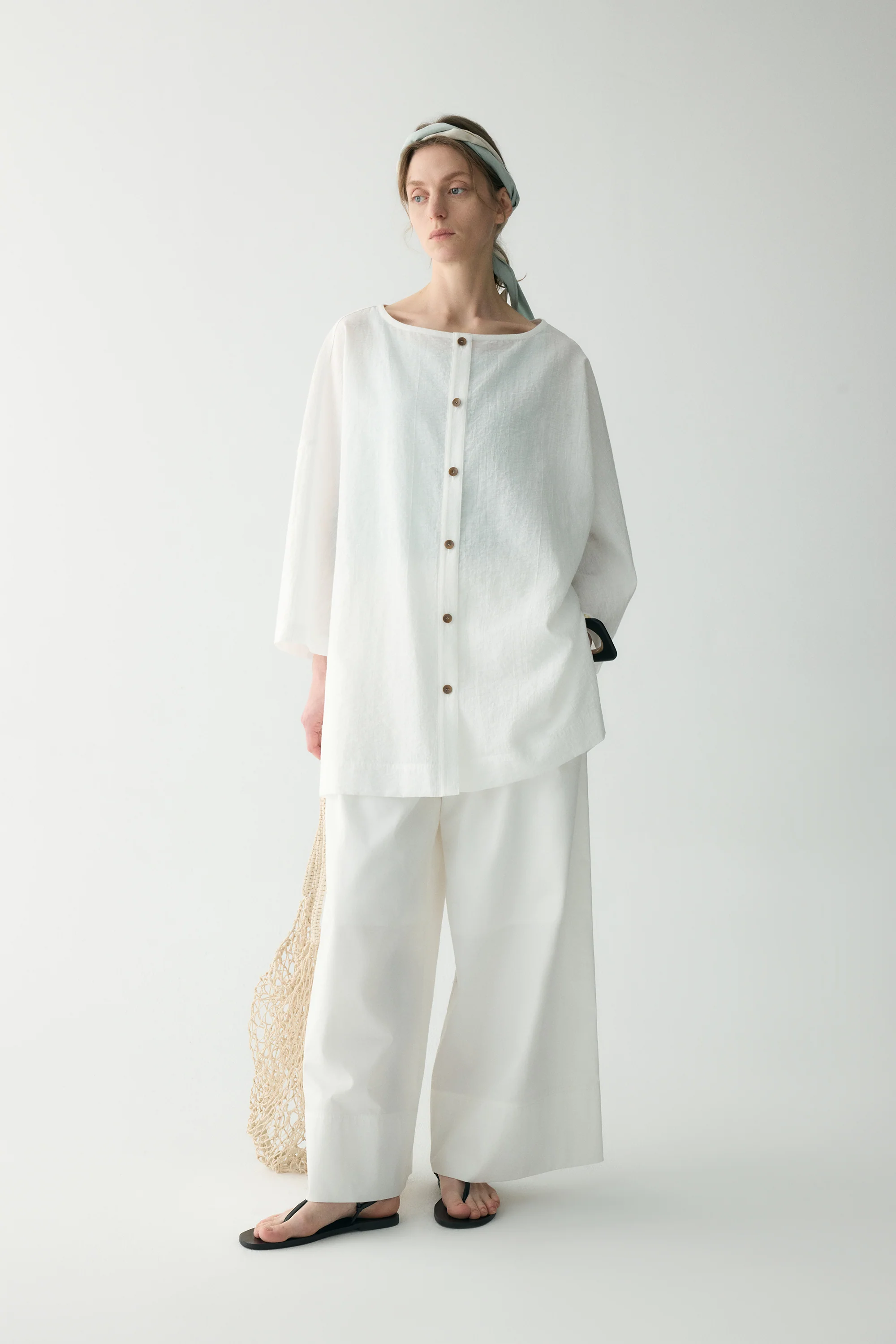 Relaxed Cotton Blouse - Image 3