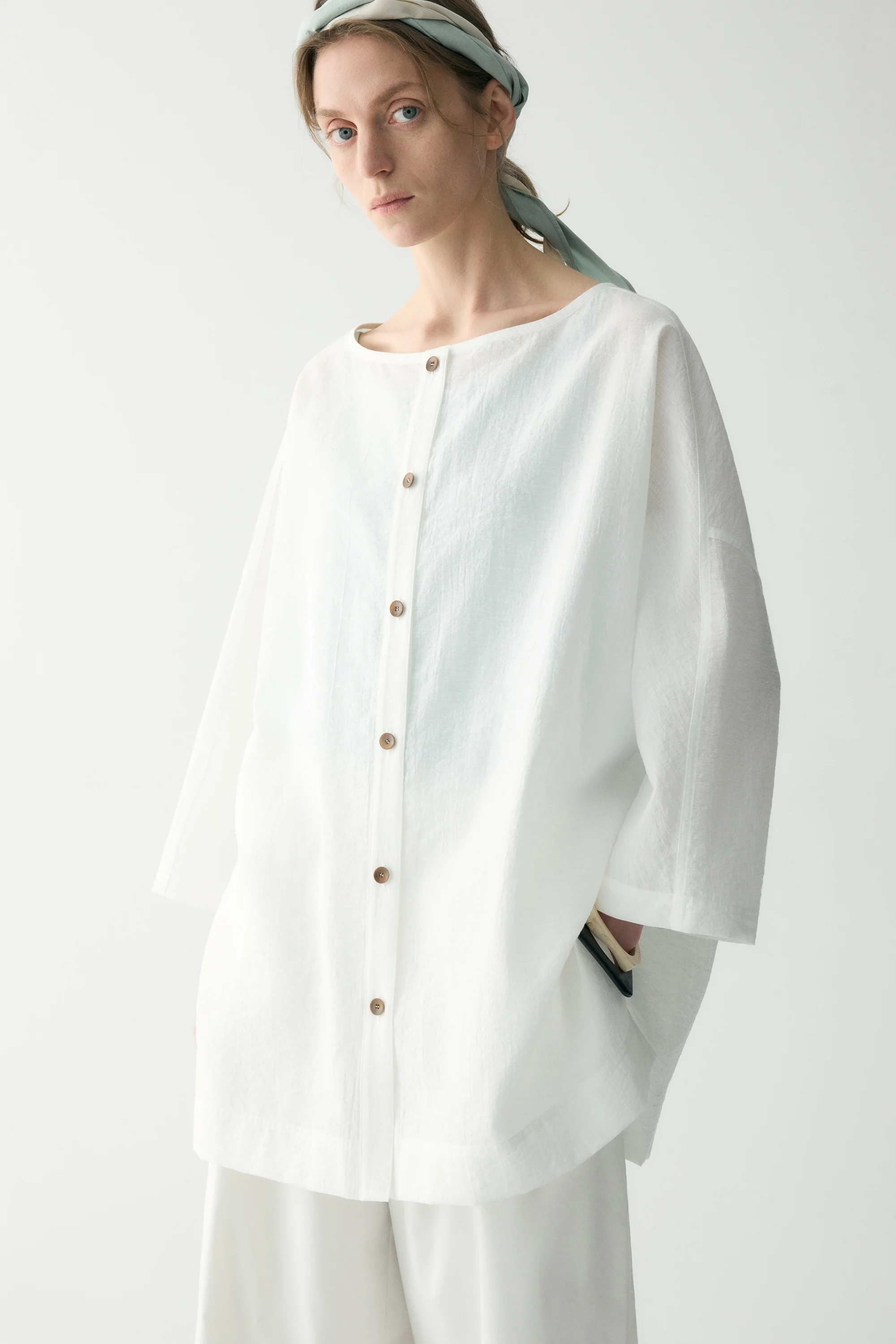 Relaxed Cotton Blouse - Image 8