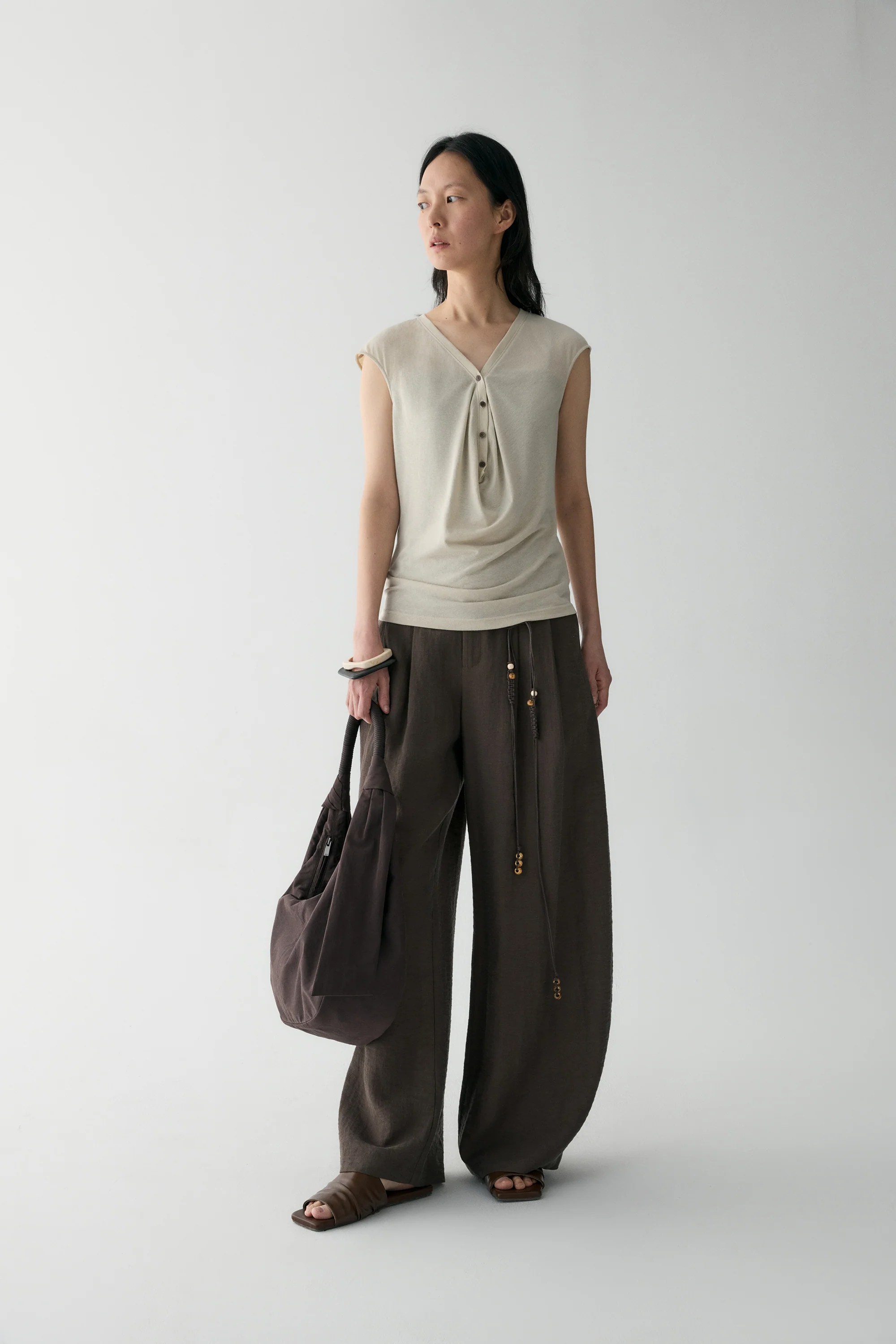 Two-way Collar T-shirt - Image 5