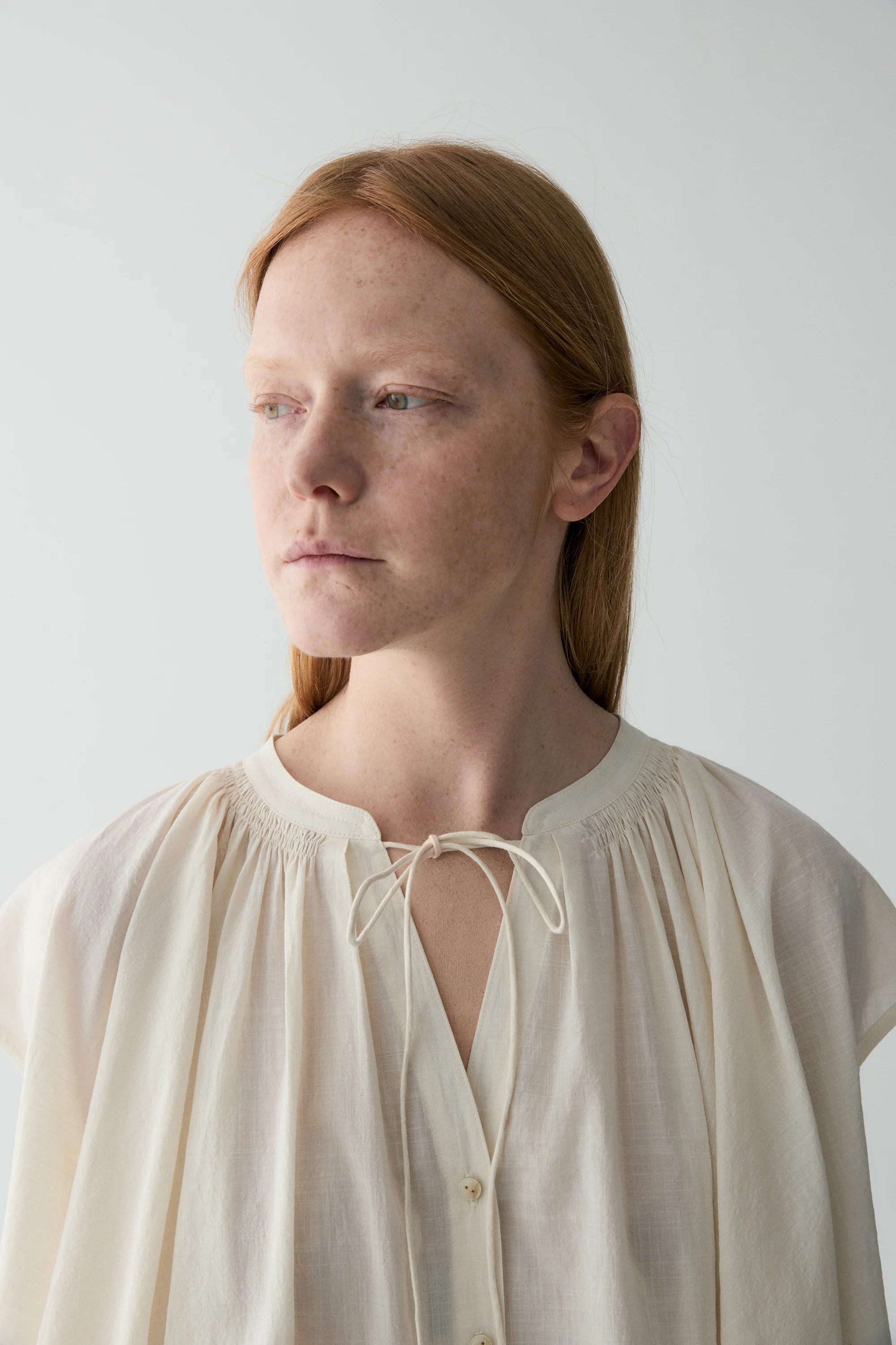 Drawsting Cotton Shirt - Image 10