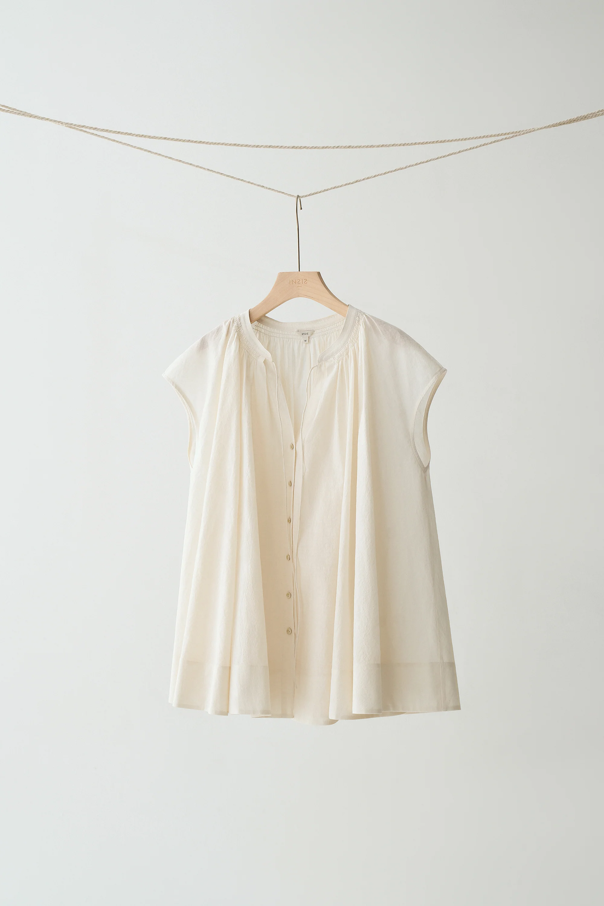 Drawsting Cotton Shirt - Image 2