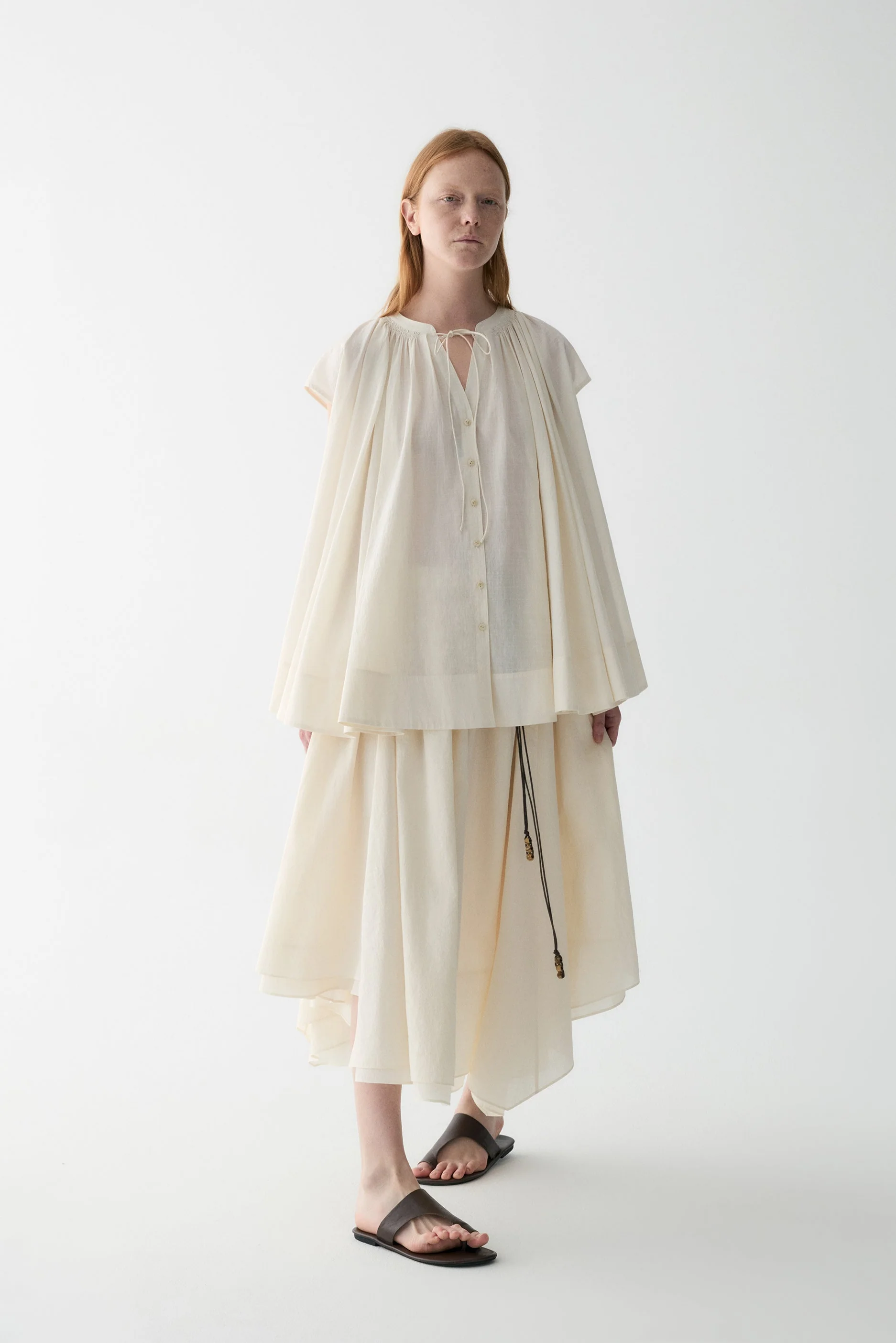 Drawsting Cotton Shirt - Image 6