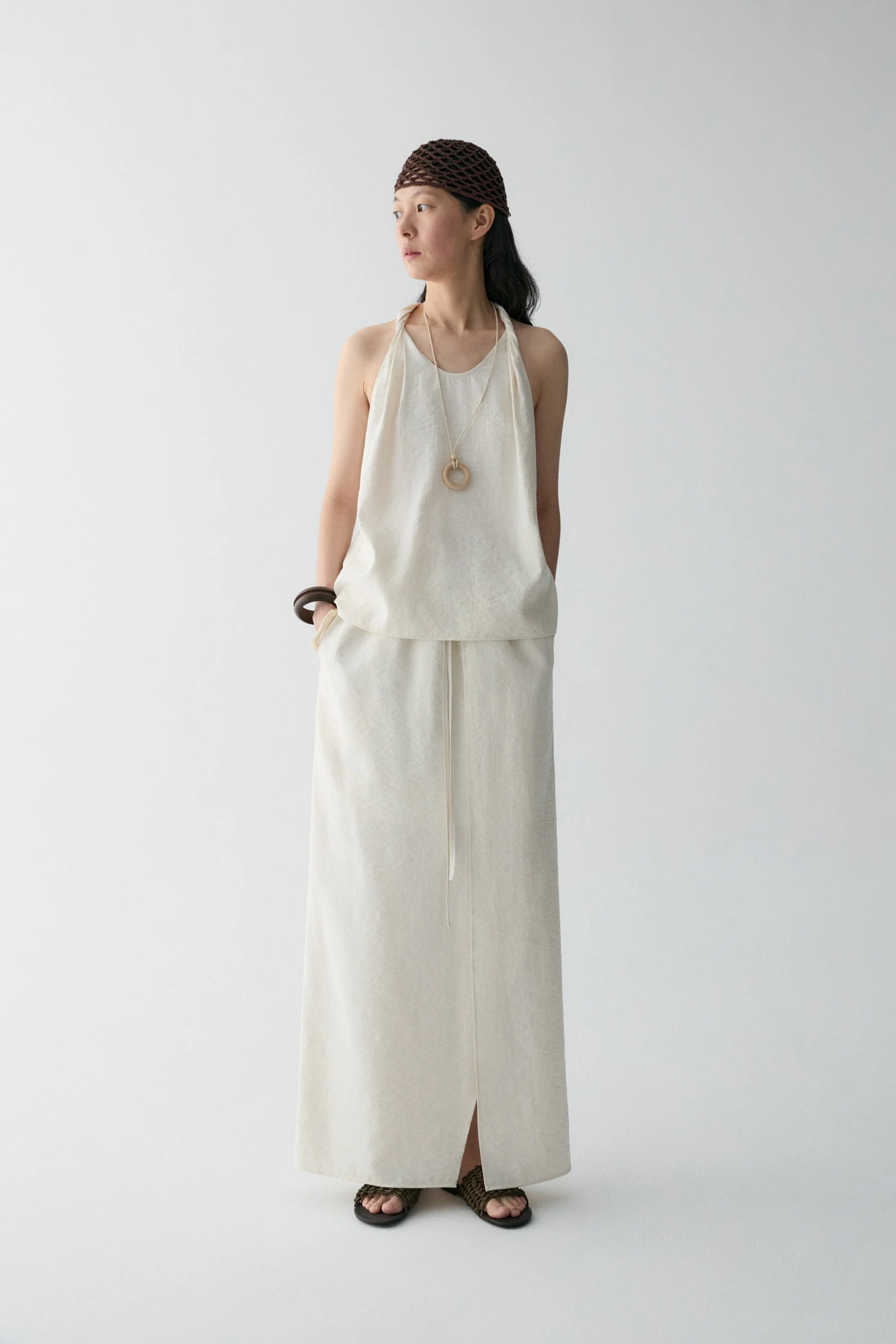 Halterneck Silk Top - Image 14