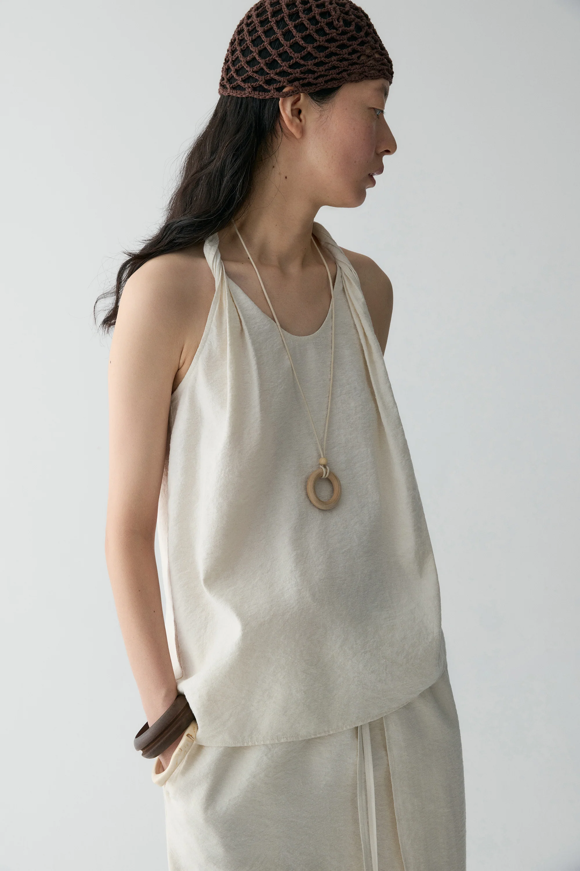 Halterneck Silk Top - Image 18