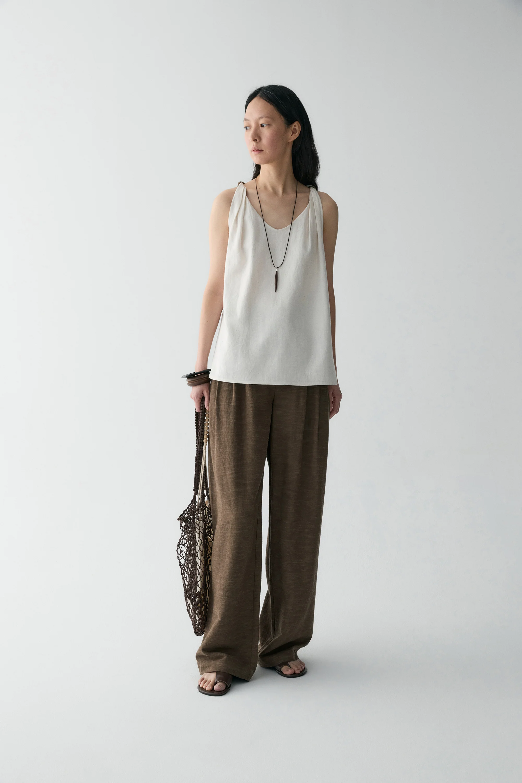 Two-tone Back Knot Top - Image 12