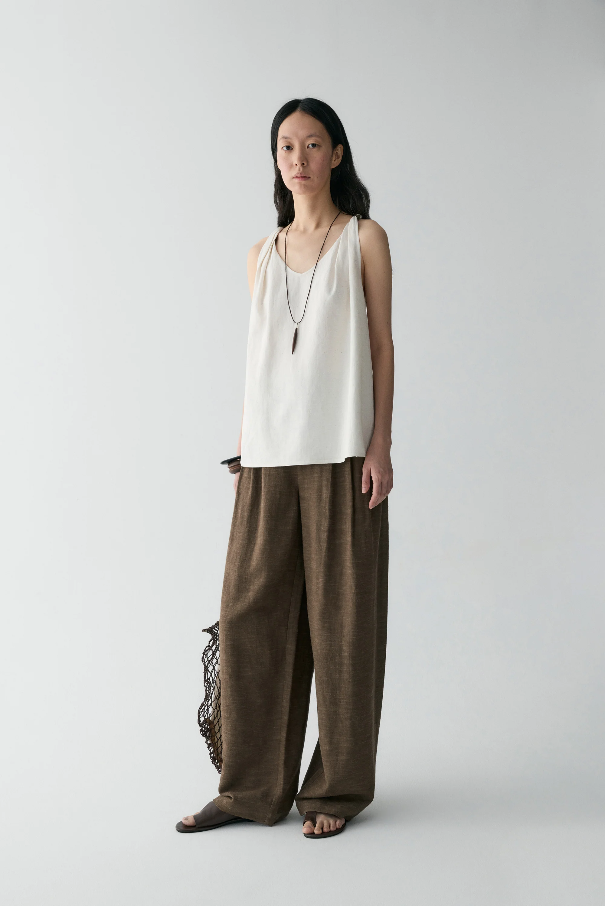 Two-tone Back Knot Top - Image 13