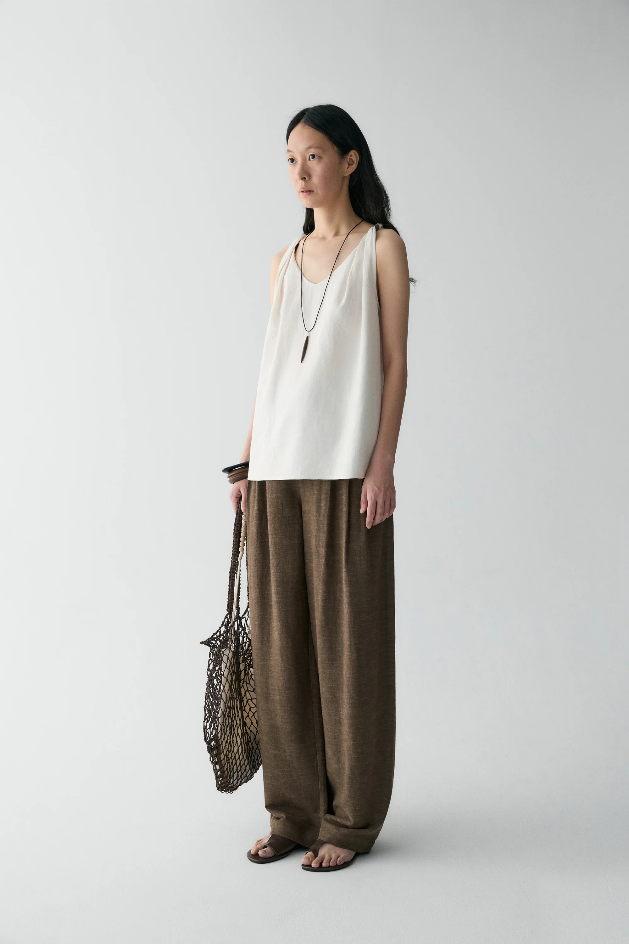 Two-tone Back Knot Top - Image 14