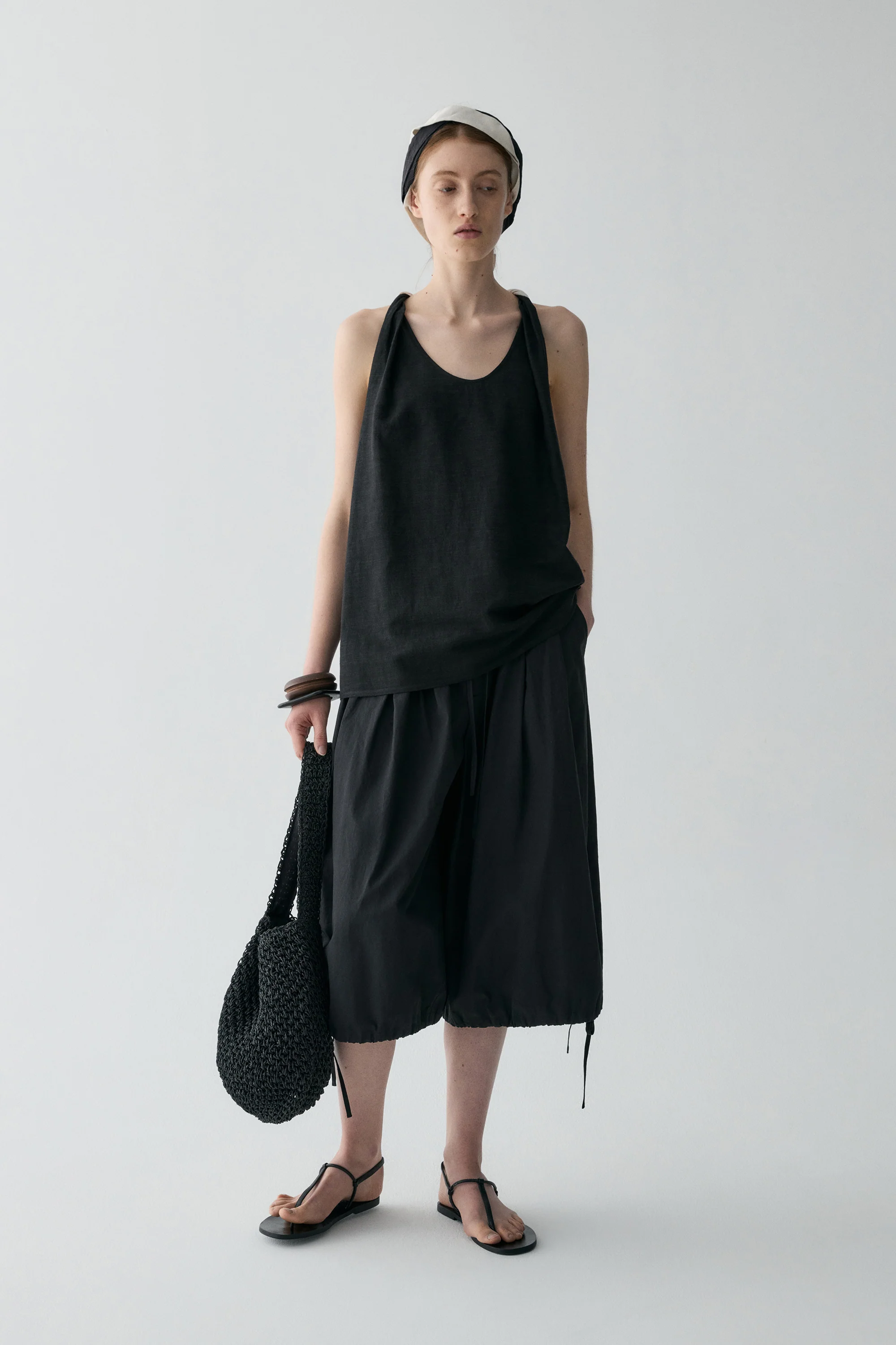 Two-tone Back Knot Top - Image 4