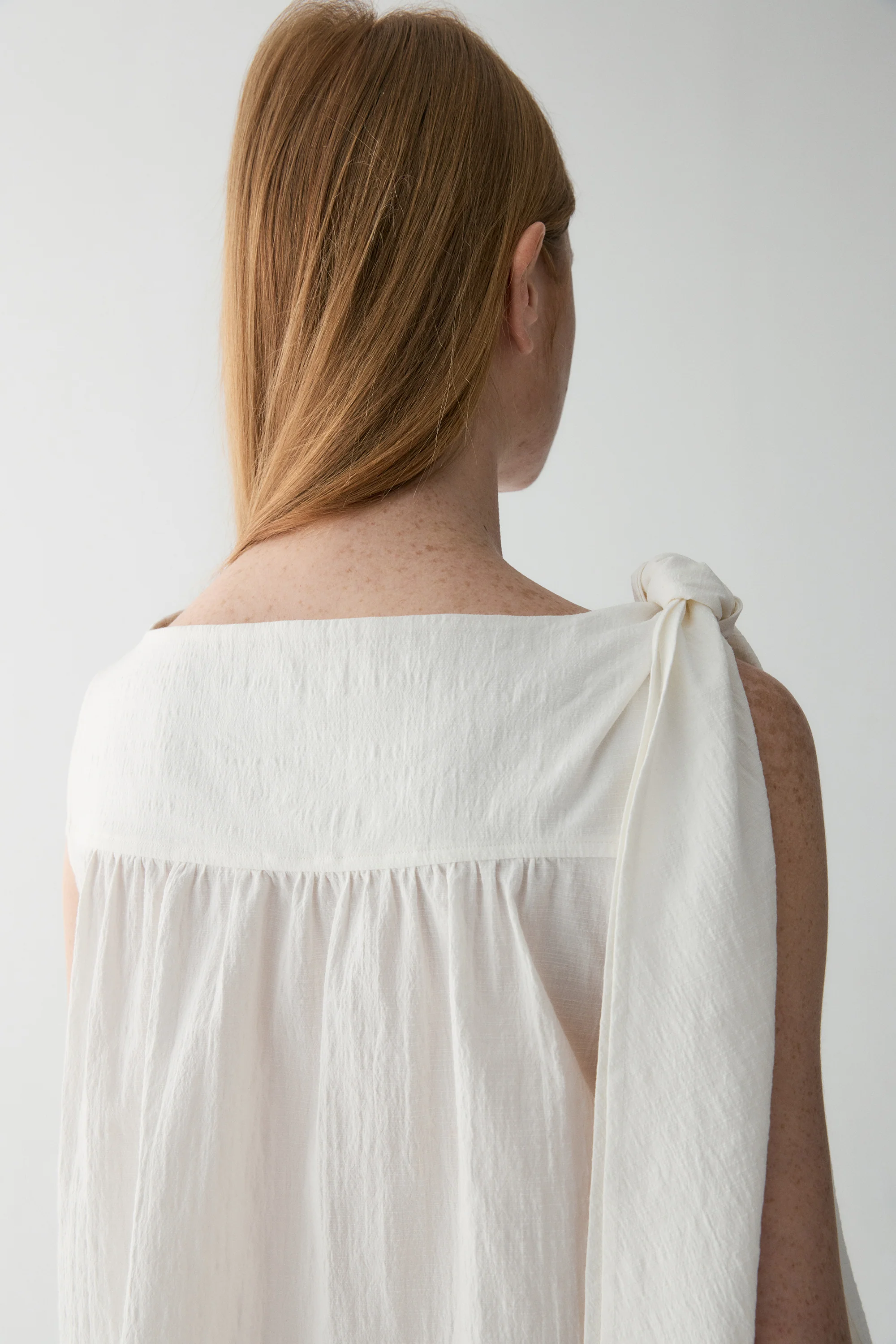 Knot-detail Cotton Top - Image 20