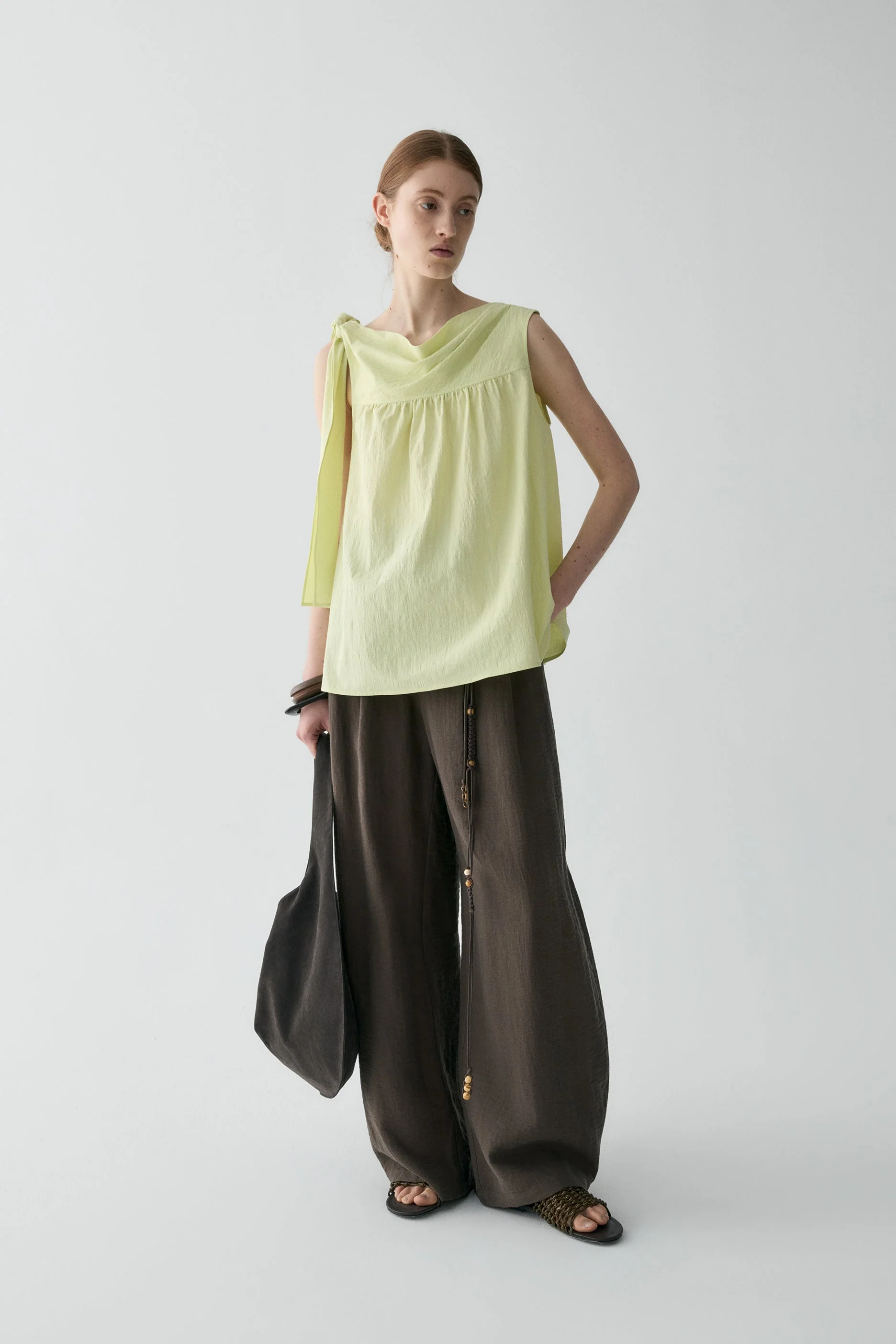 Knot-detail Cotton Top - Image 6