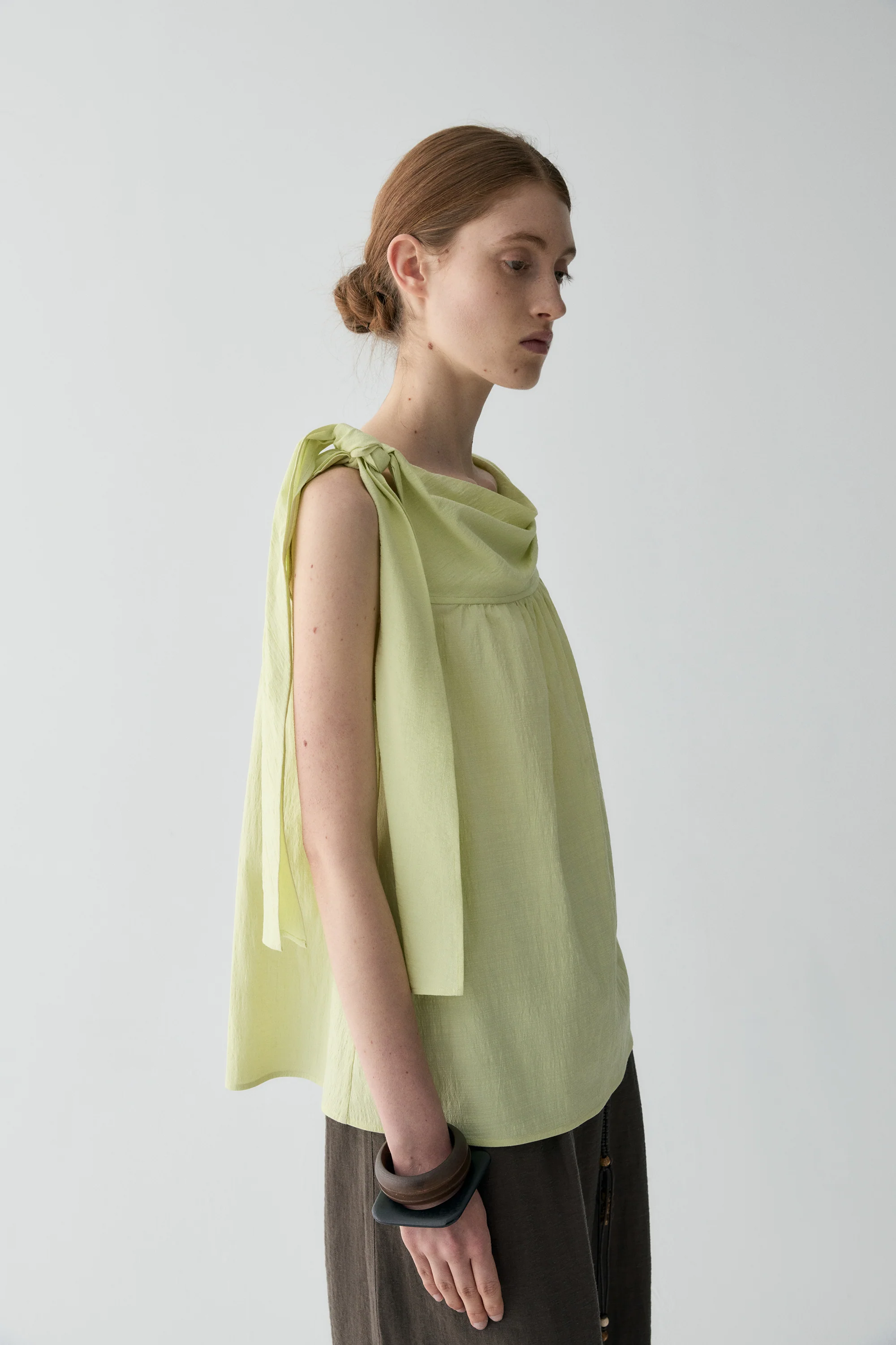 Knot-detail Cotton Top - Image 8