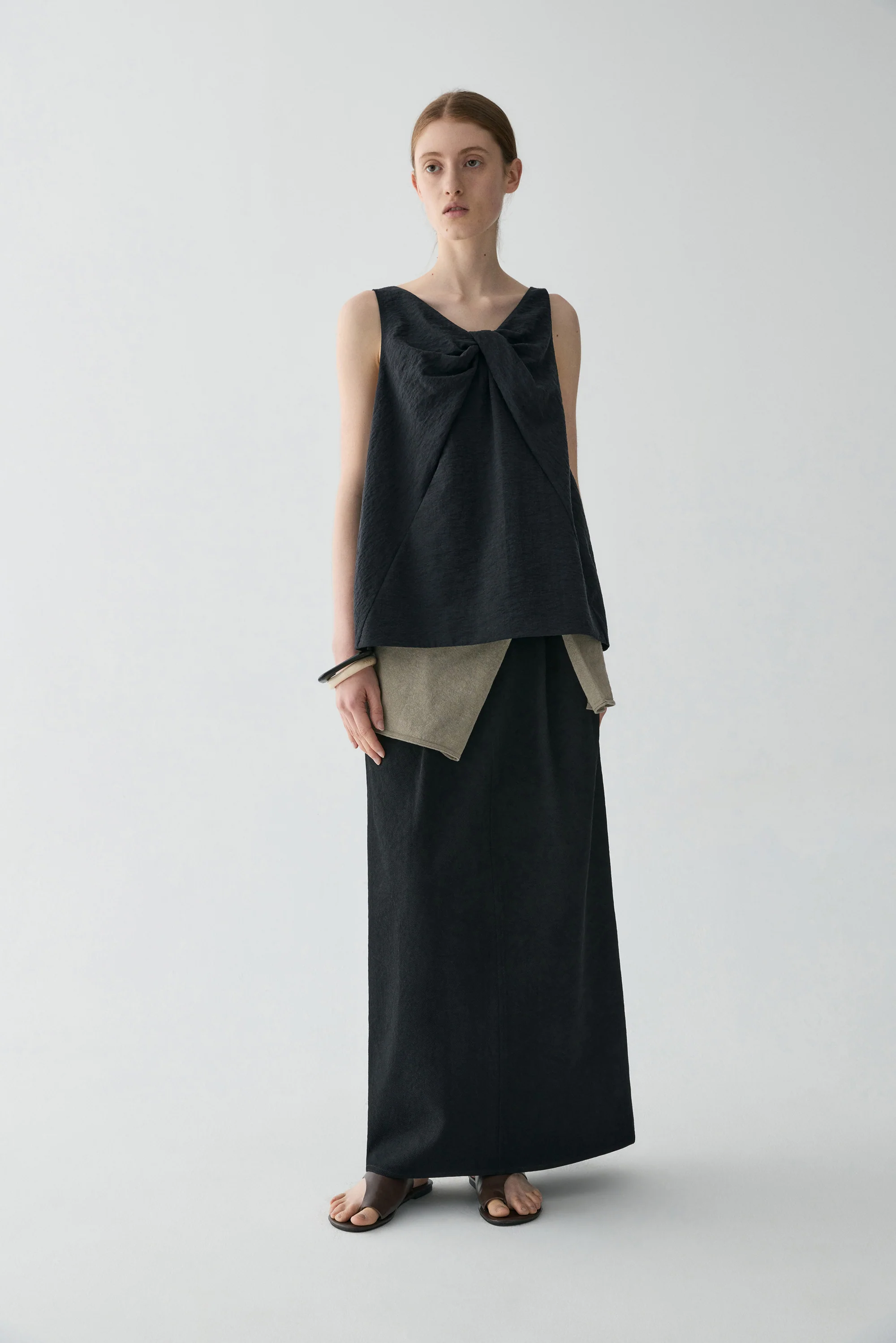 Bow Knot Silk Top - Image 13