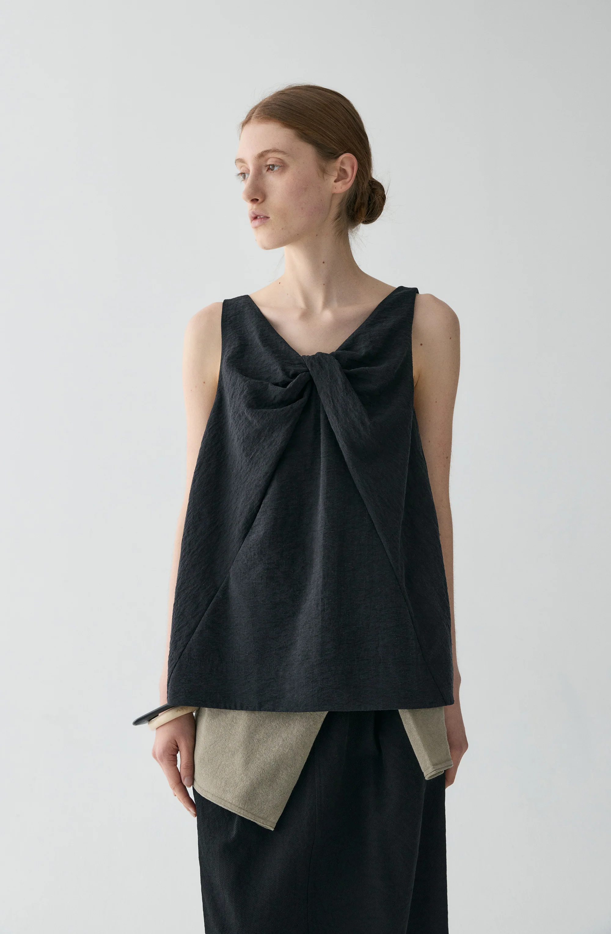 Bow Knot Silk Top - Image 3